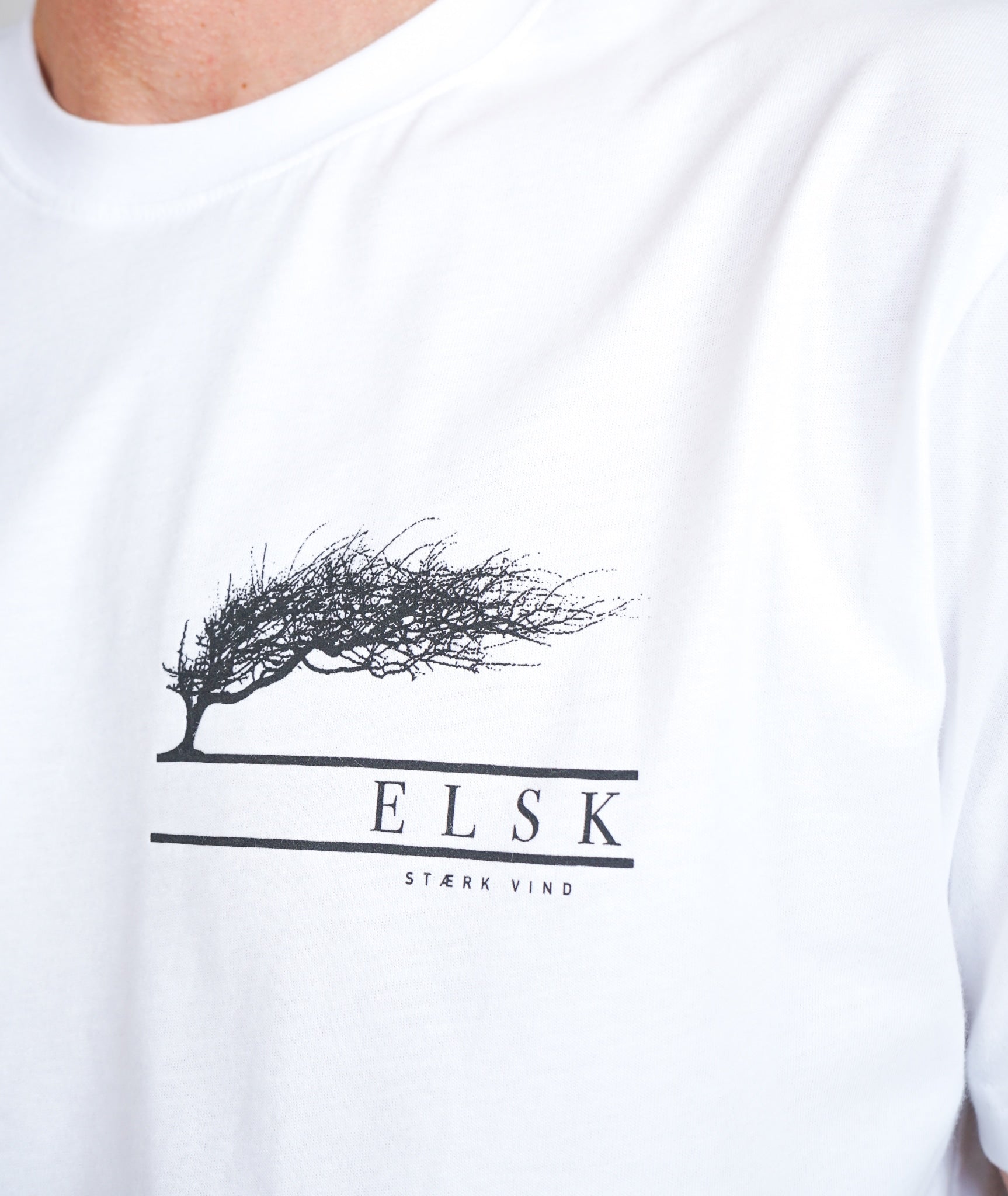 Stærk Vind Ch Men'S Brushed T-Shirt
