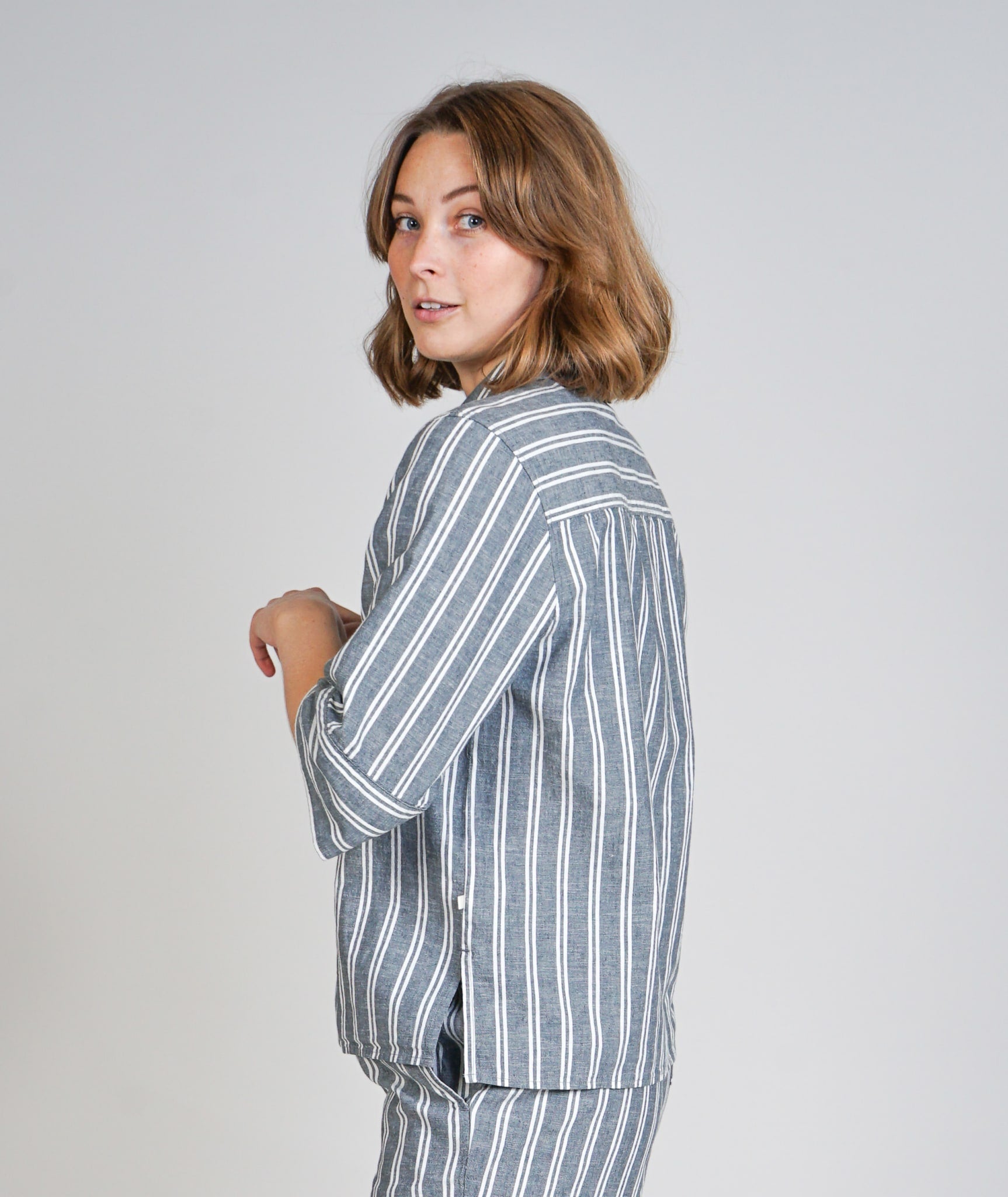 Sonja Women'S Ss Striped Shirt