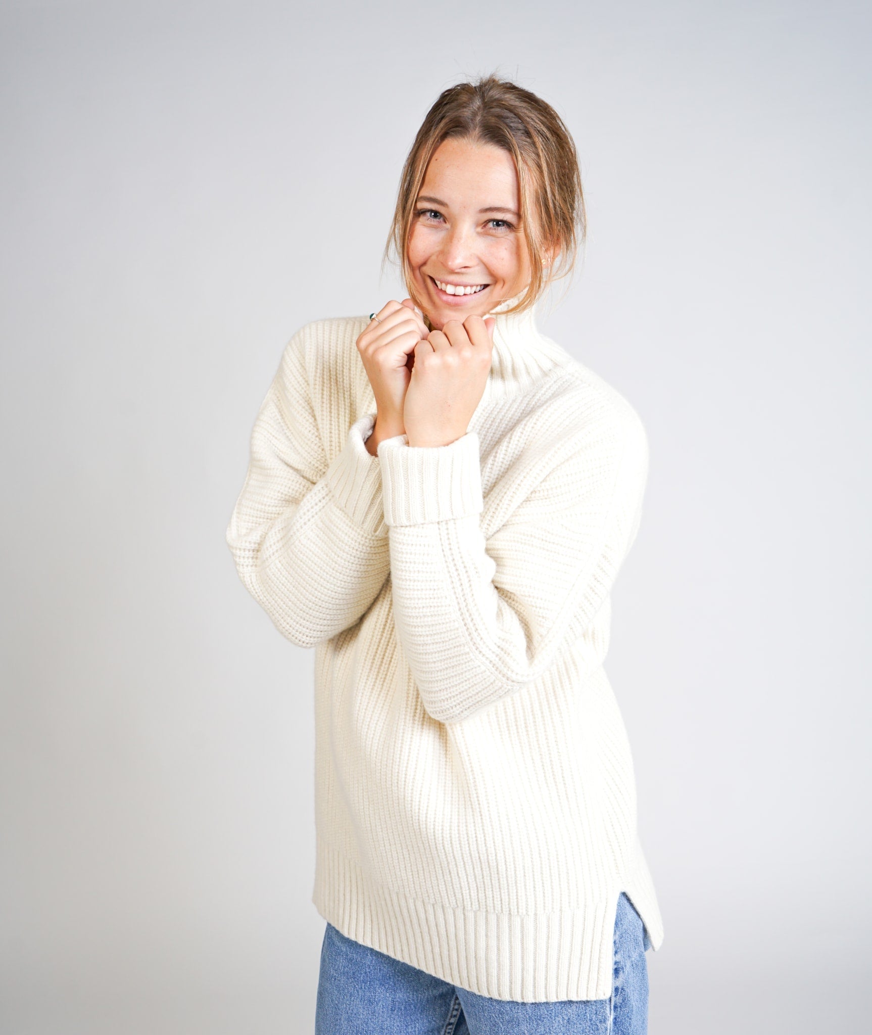 Vigga Women'S T-Neck Knit