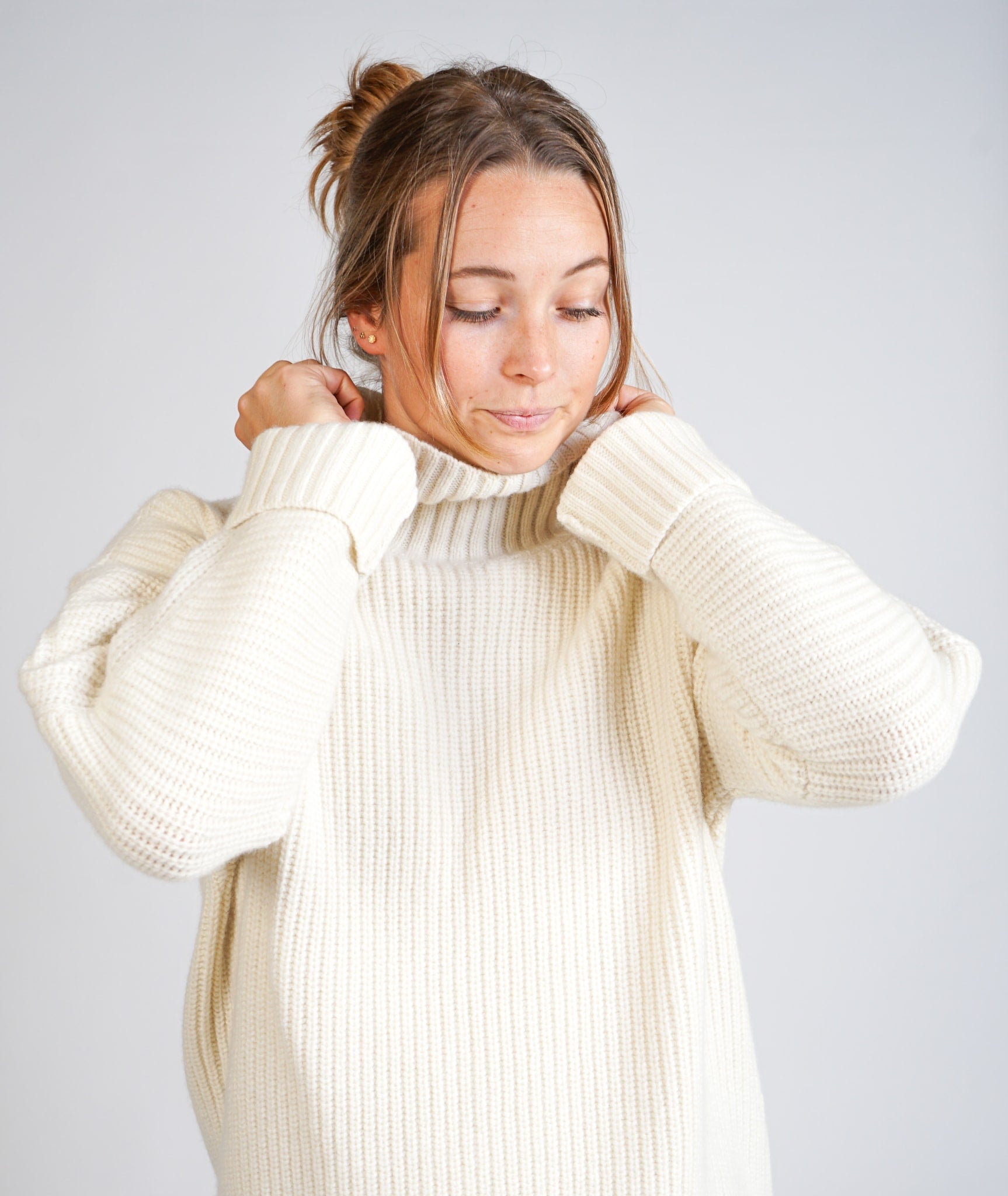 Vigga Women'S T-Neck Knit
