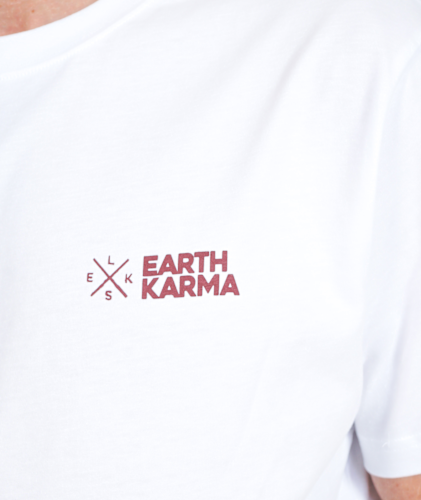 Earth Karma Brushed T-Shirt - White