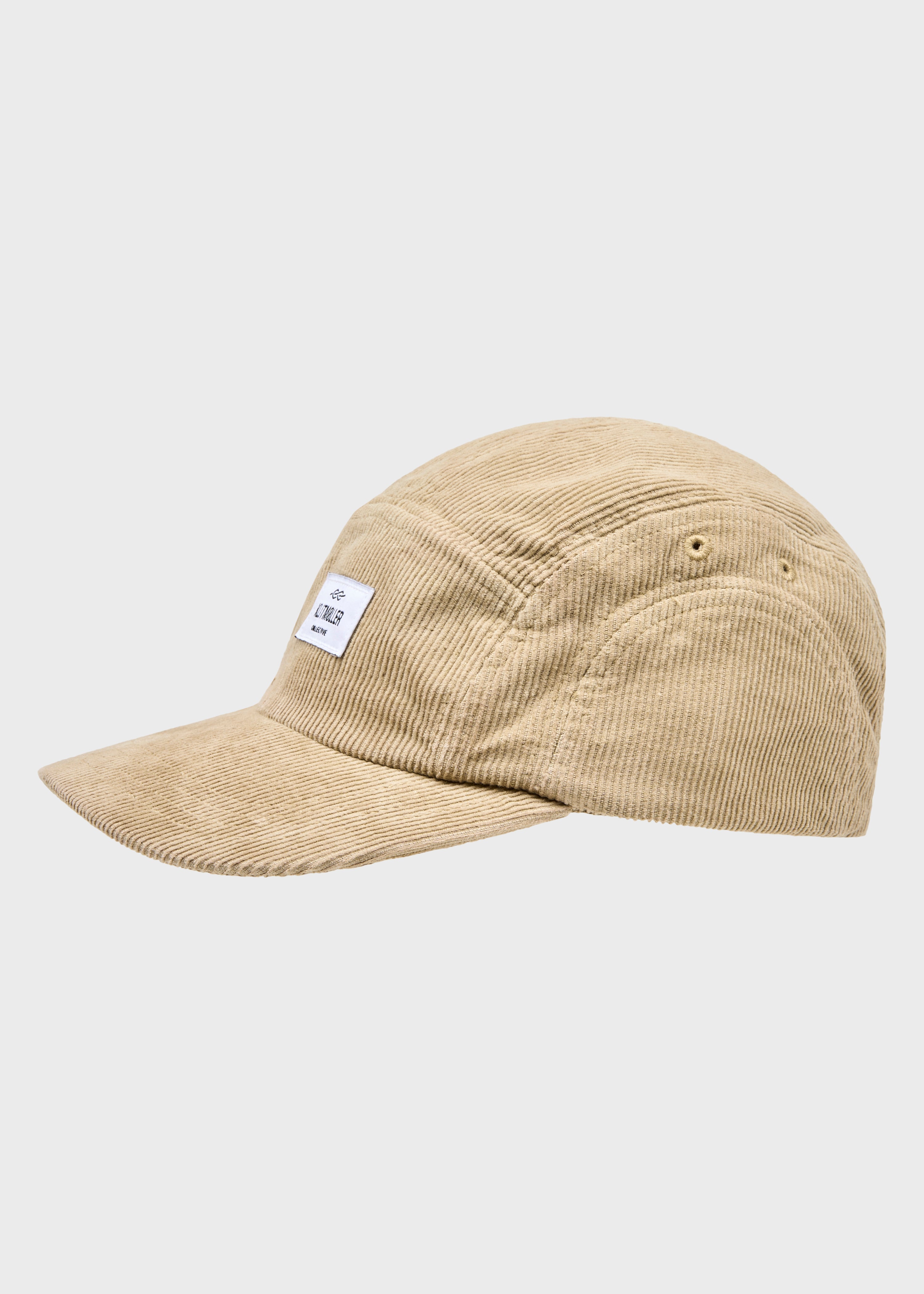 Five Panel Corduroy Cap - Sand