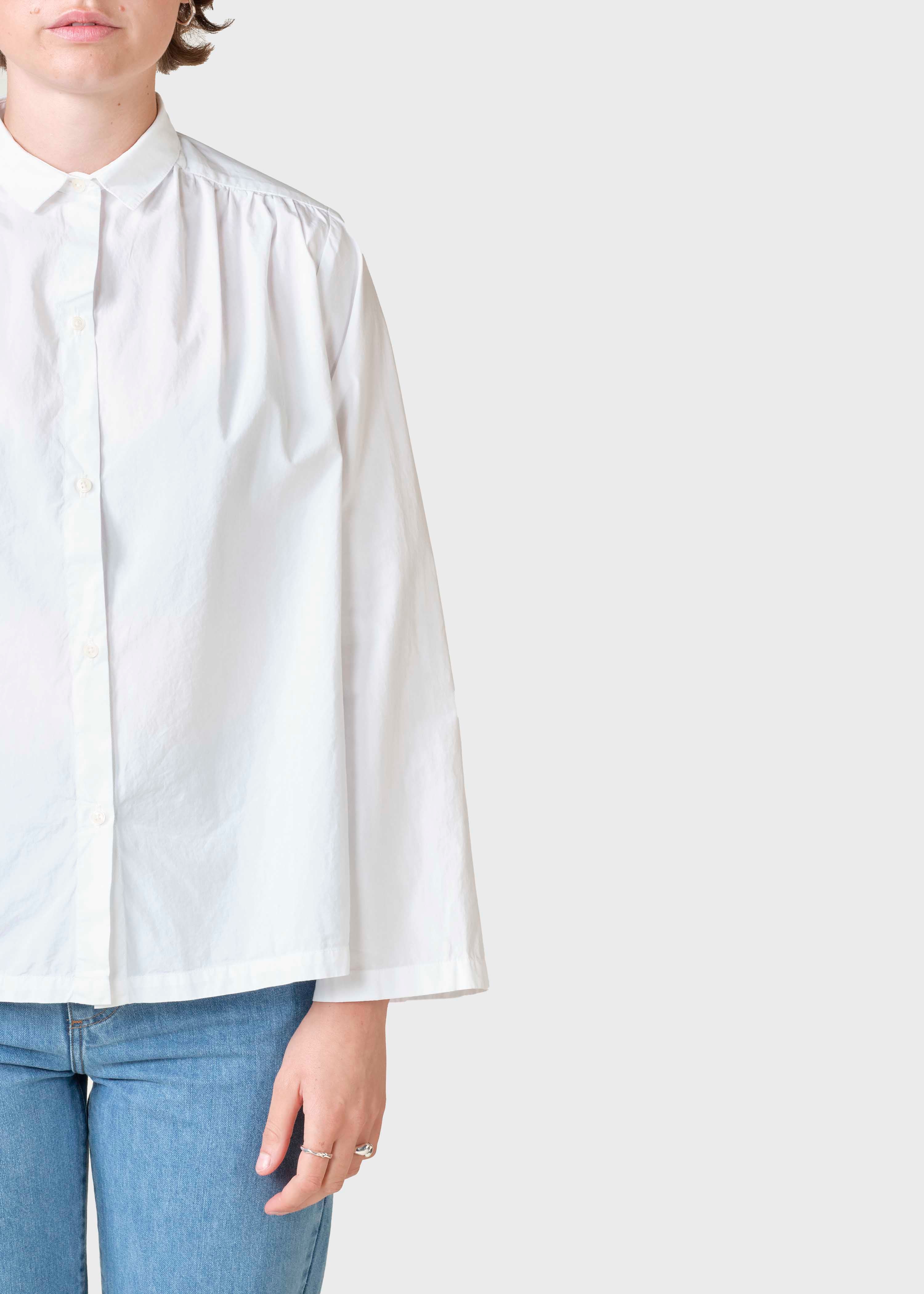 Gitte Poplin Shirt - White