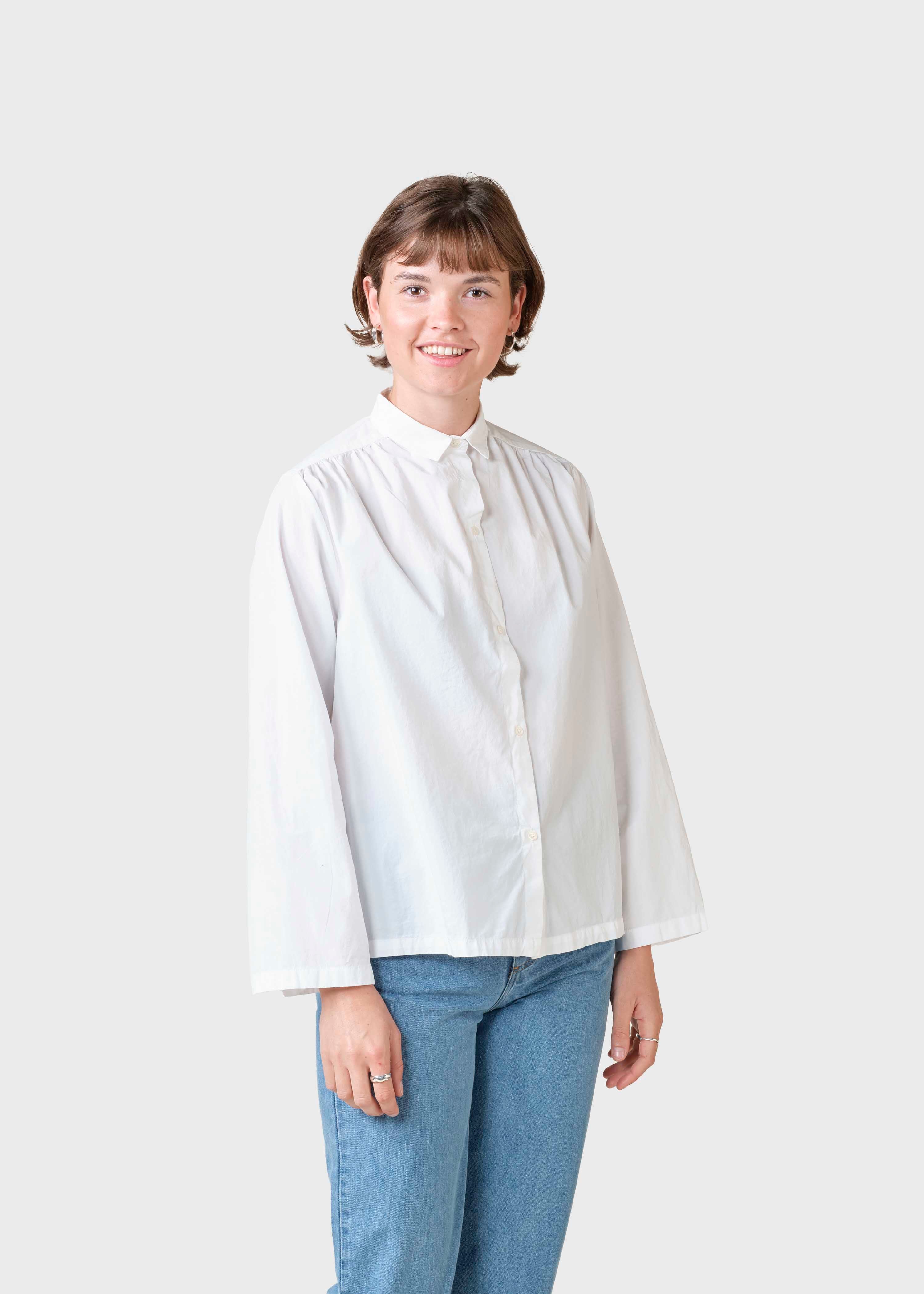 Gitte Poplin Shirt - White