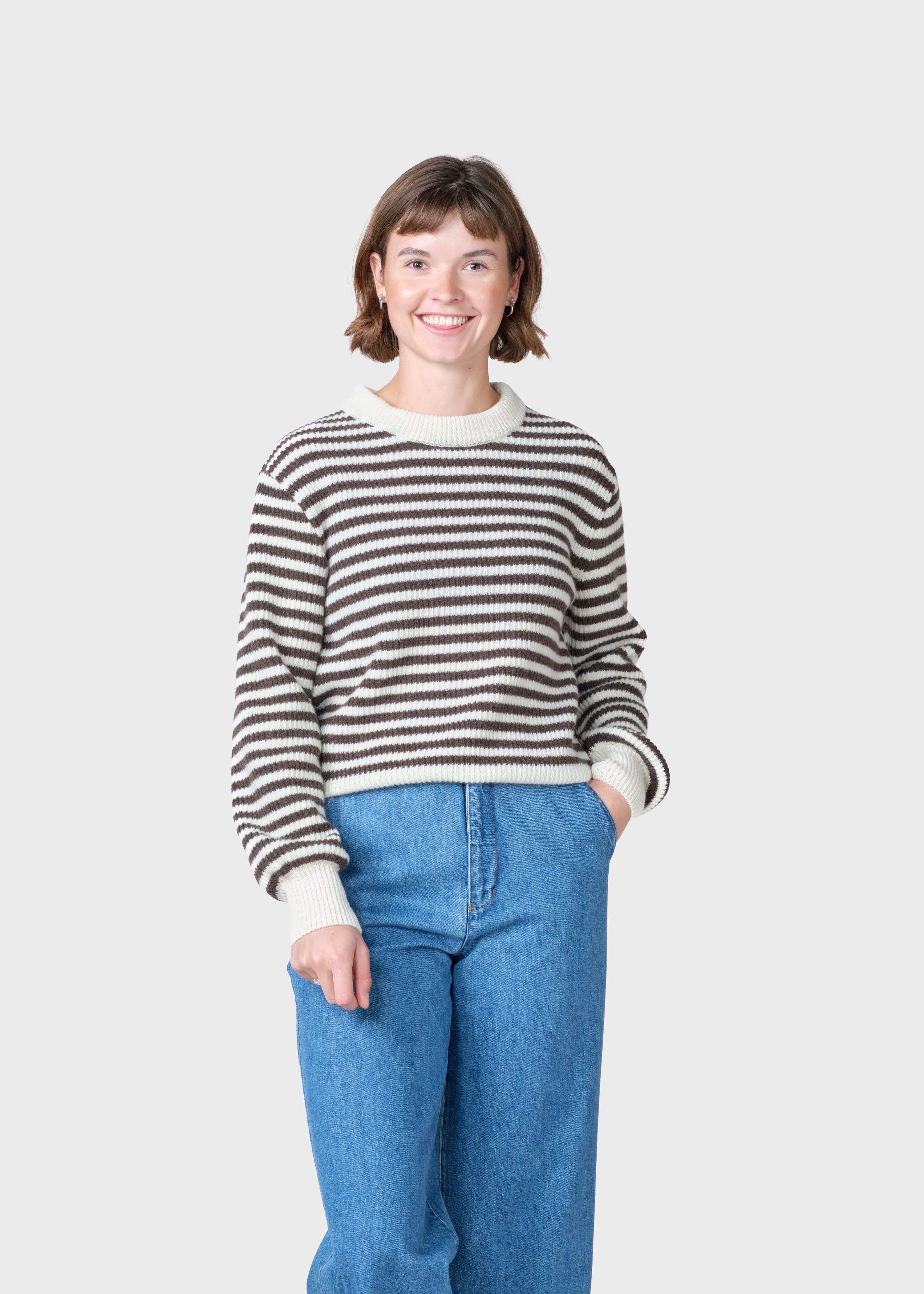 Gunilla Knit - Taupe/cream