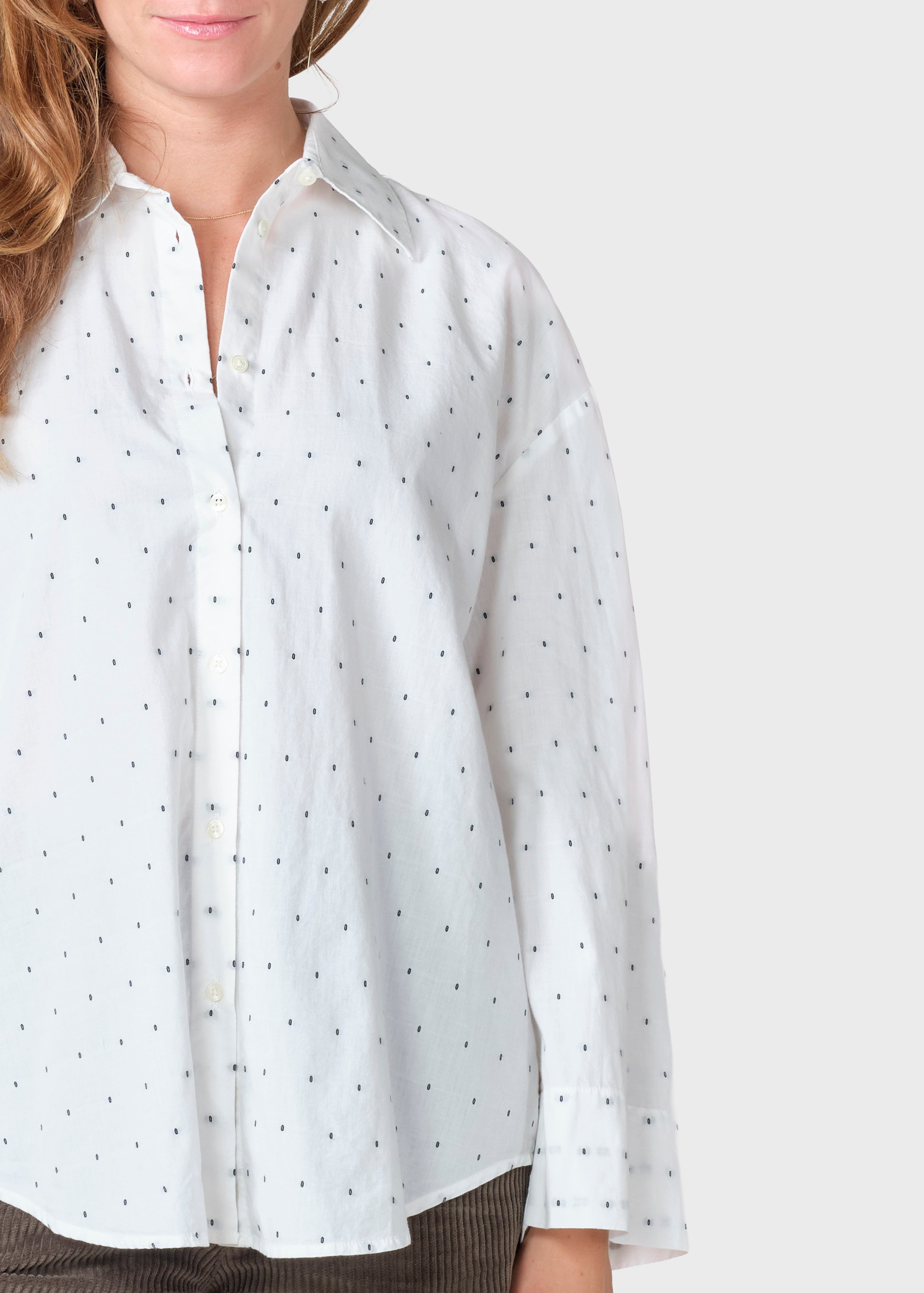 Harlow Shirt - White/black
