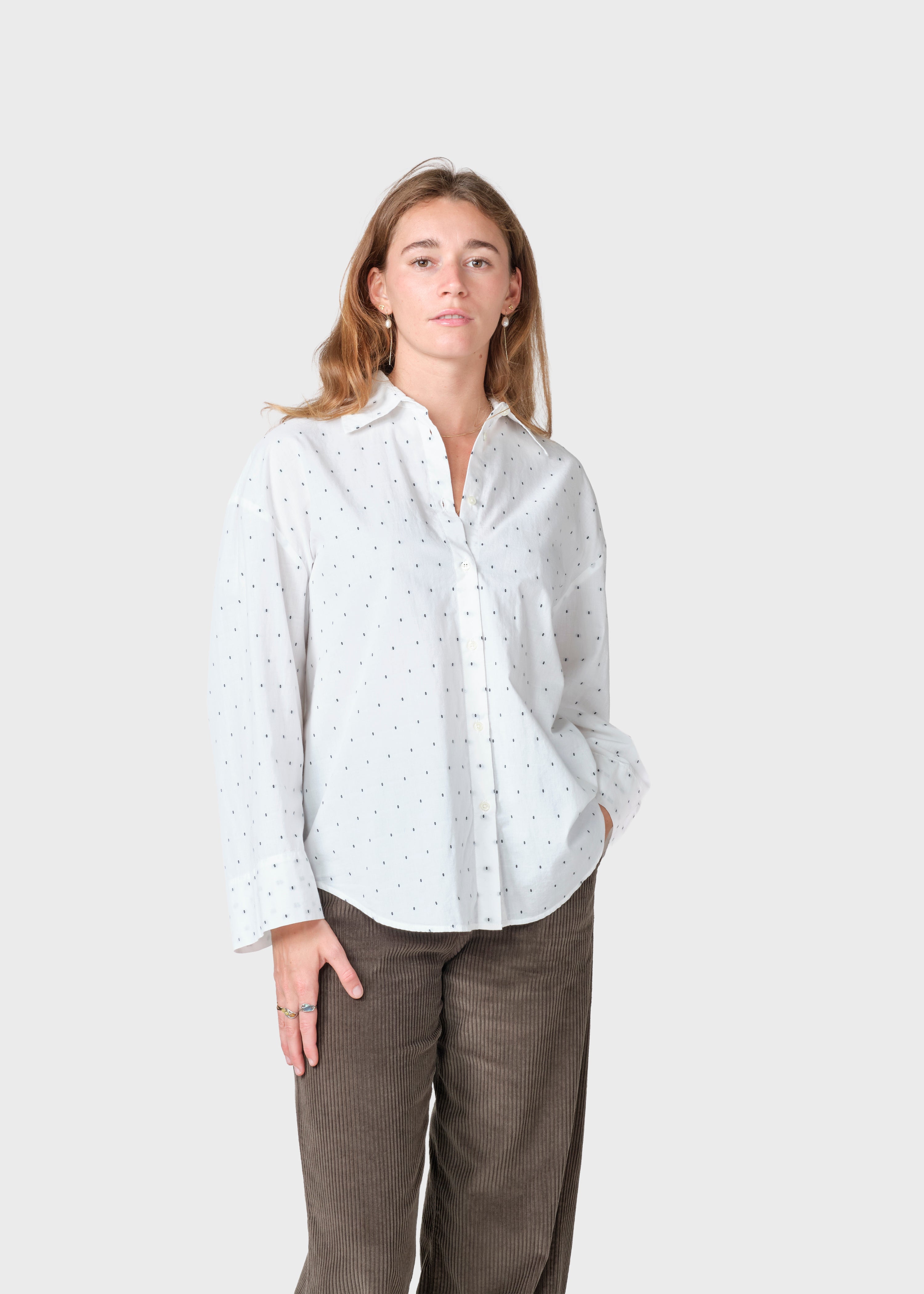 Harlow Shirt - White/black