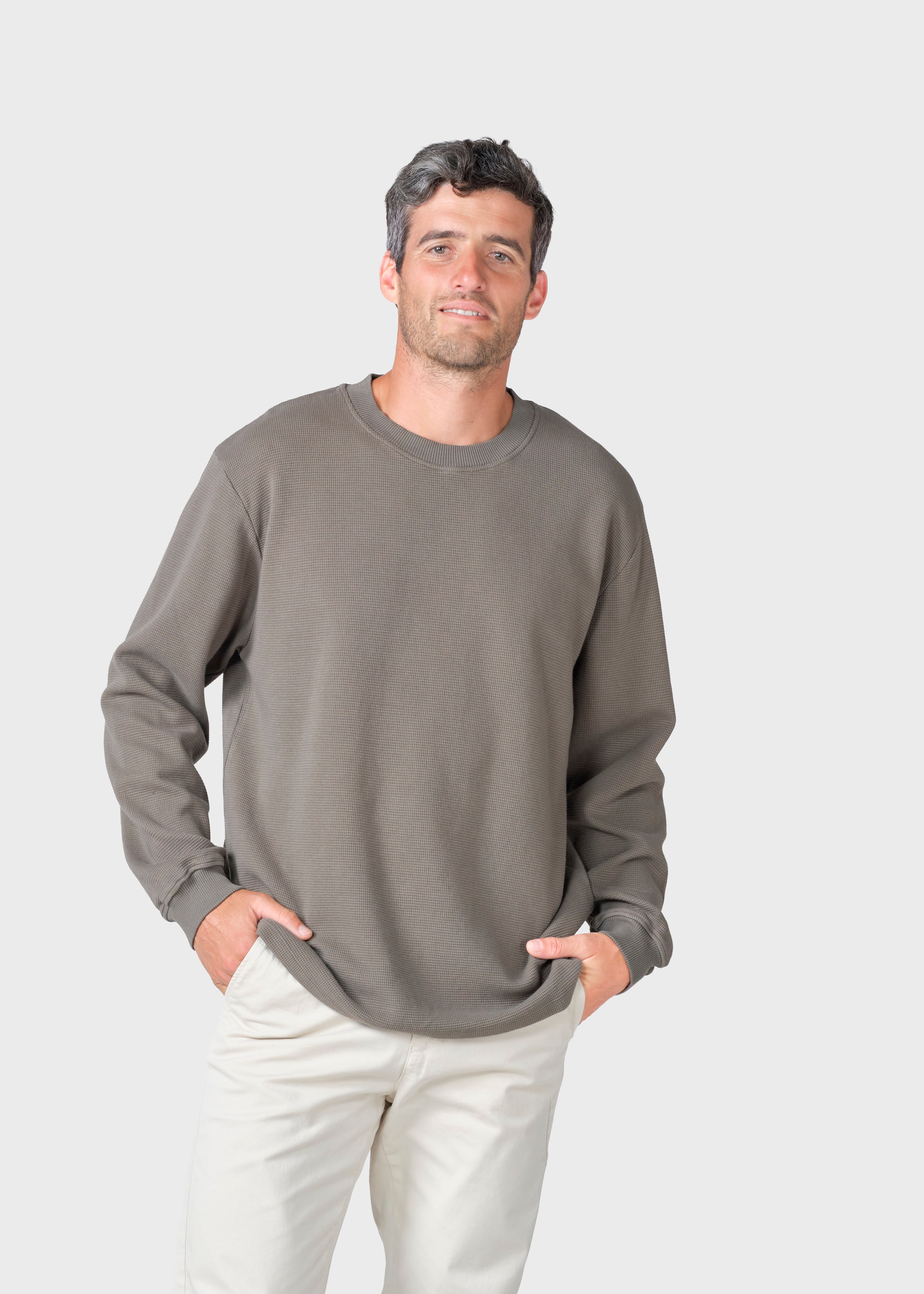 Hudson Ls Tee - Taupe