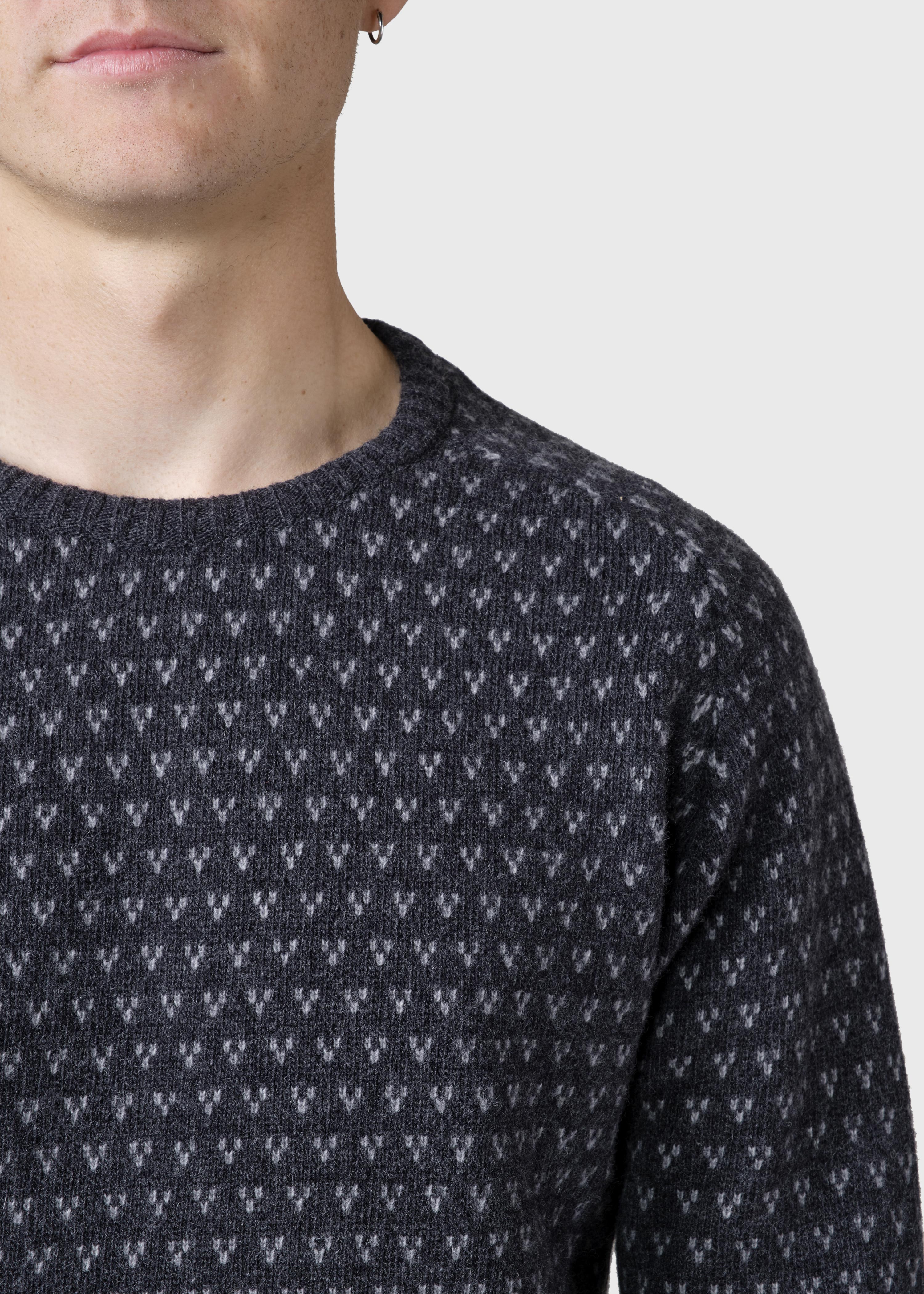 Hugo Knit - Anthracite/light Grey