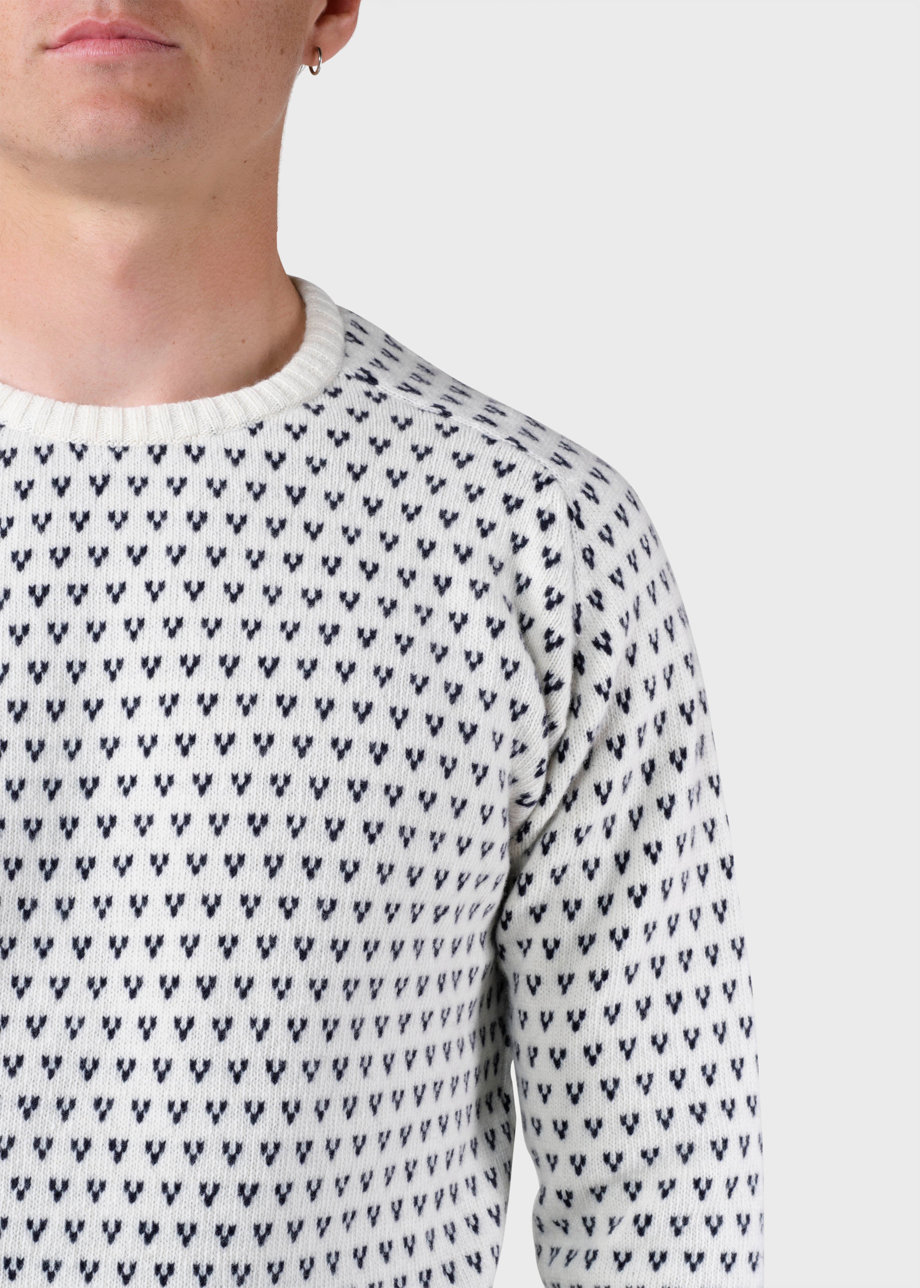 Hugo Knit - Cream/navy