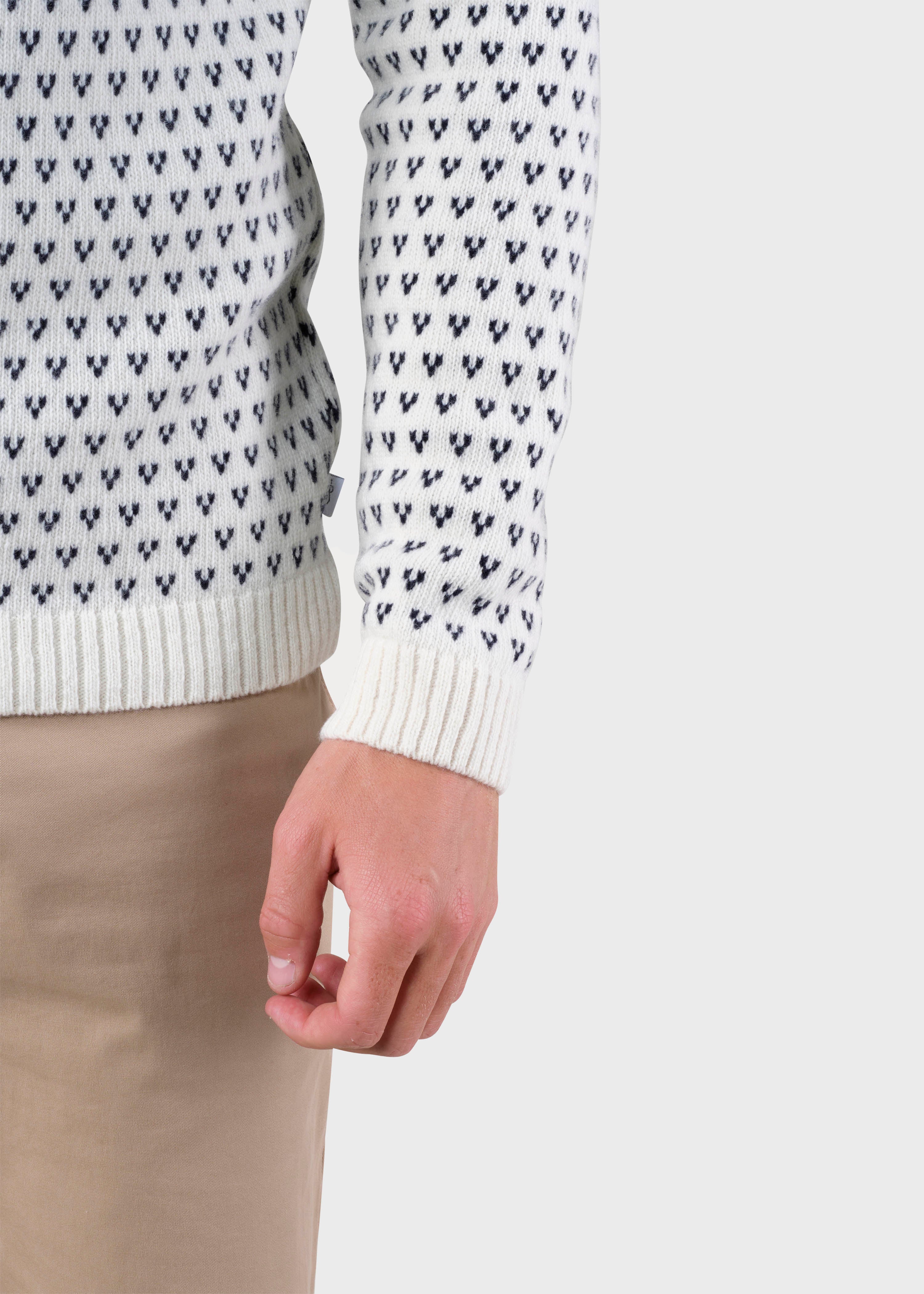Hugo Knit - Cream/navy