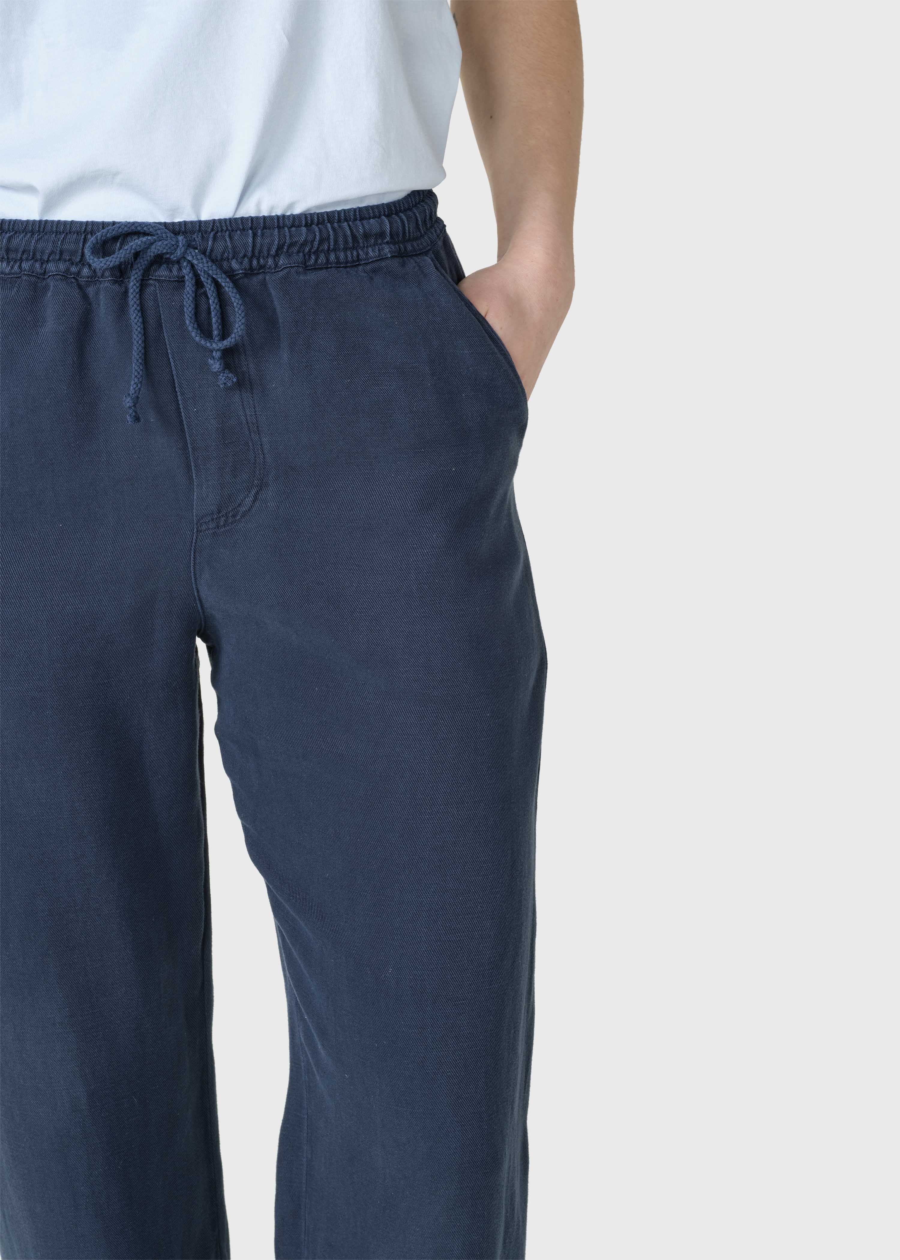 Jennifer Lyocell Pants - Navy