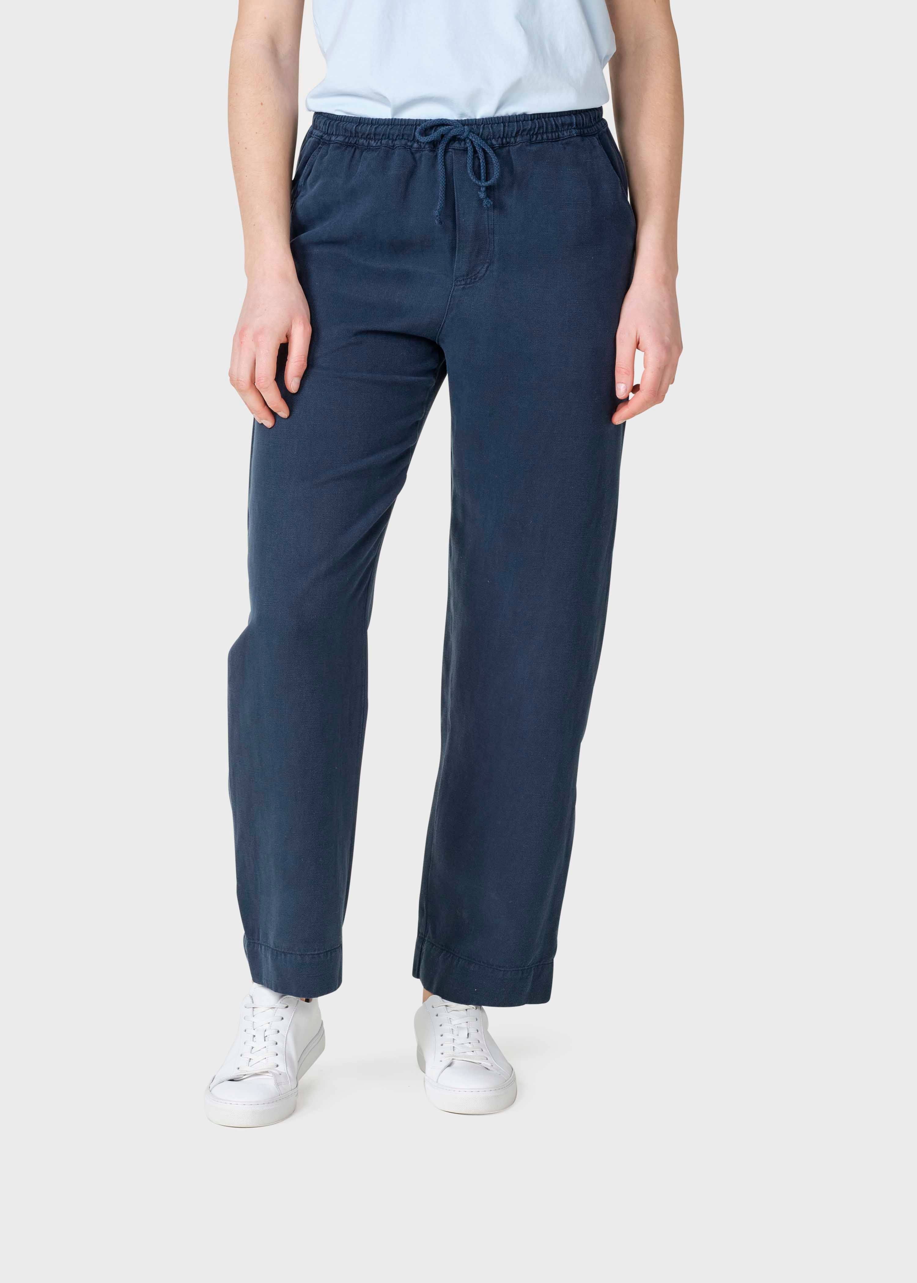 Jennifer Lyocell Pants - Navy
