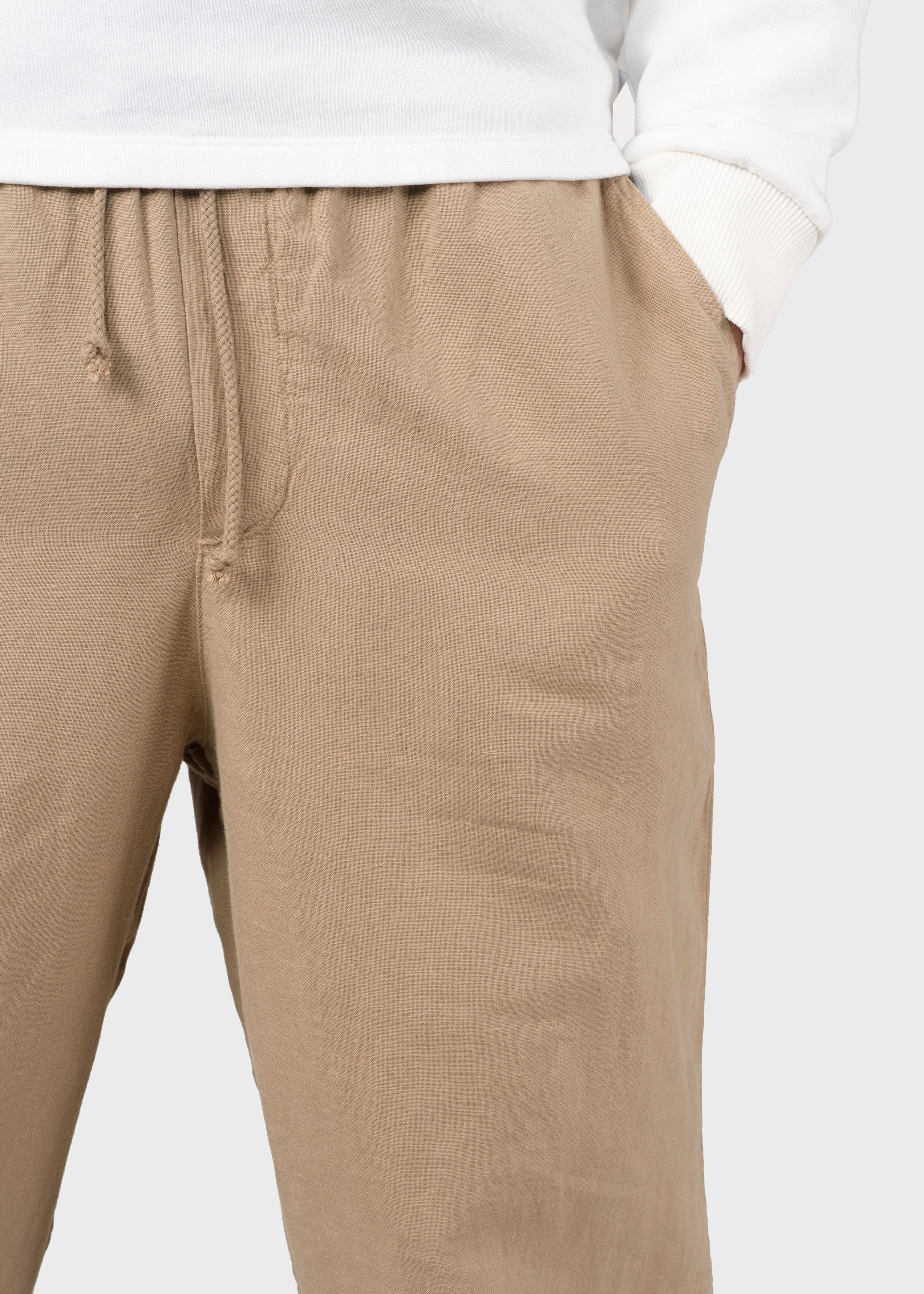 Jens Linen Pants - Sand