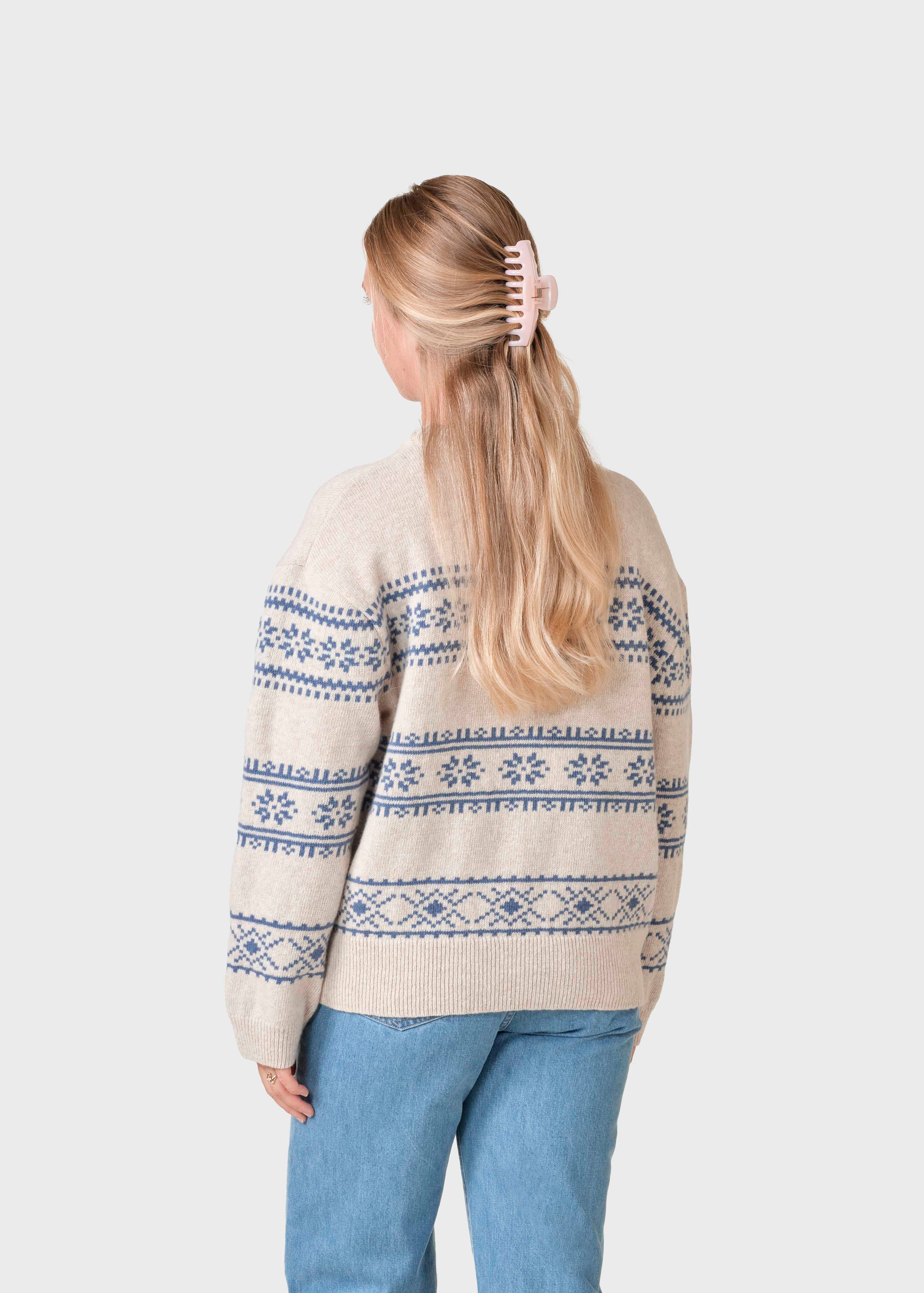 Jette Knit - Pastel Sand/ocean