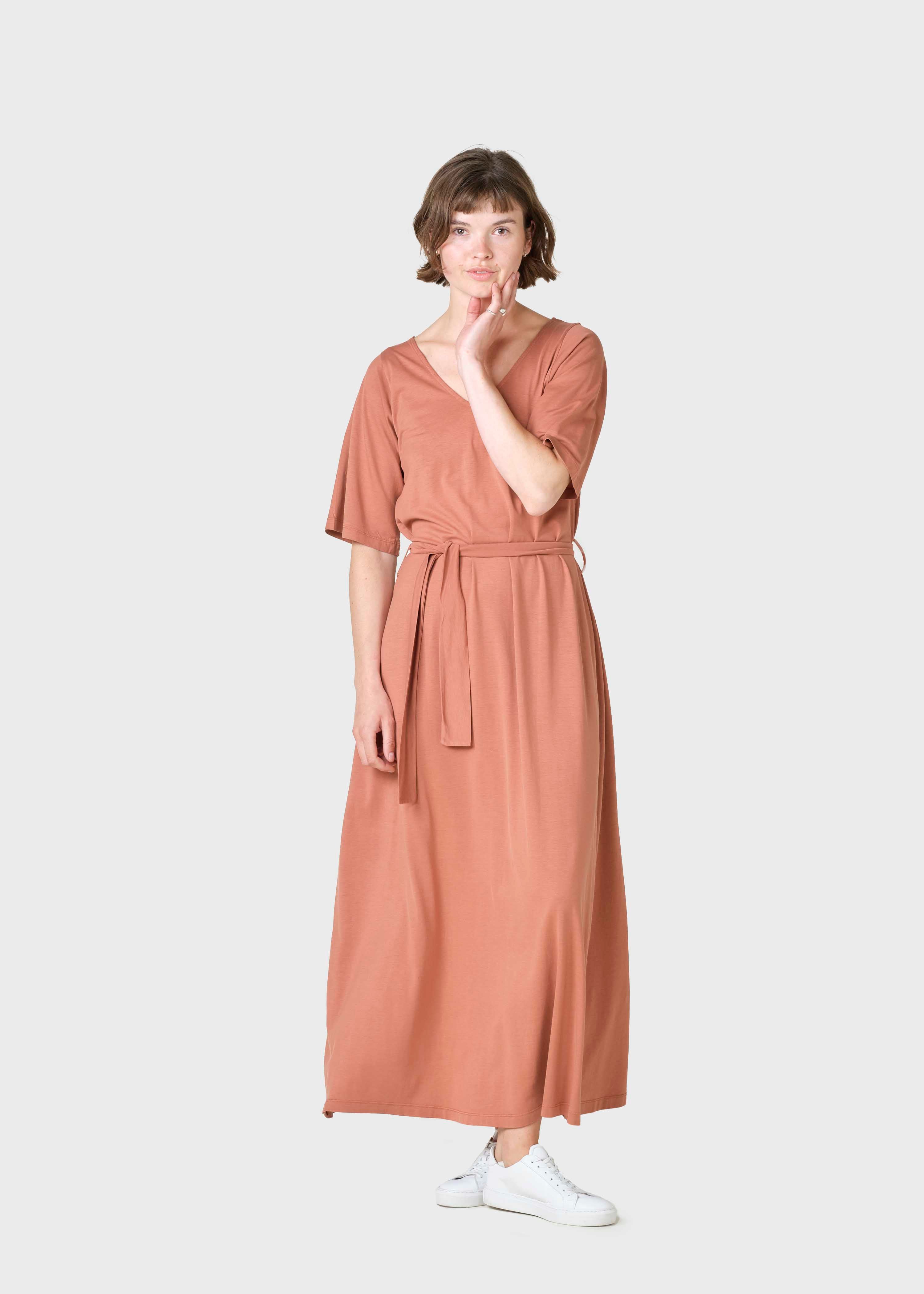 Karla Dress - Burnt Sienna