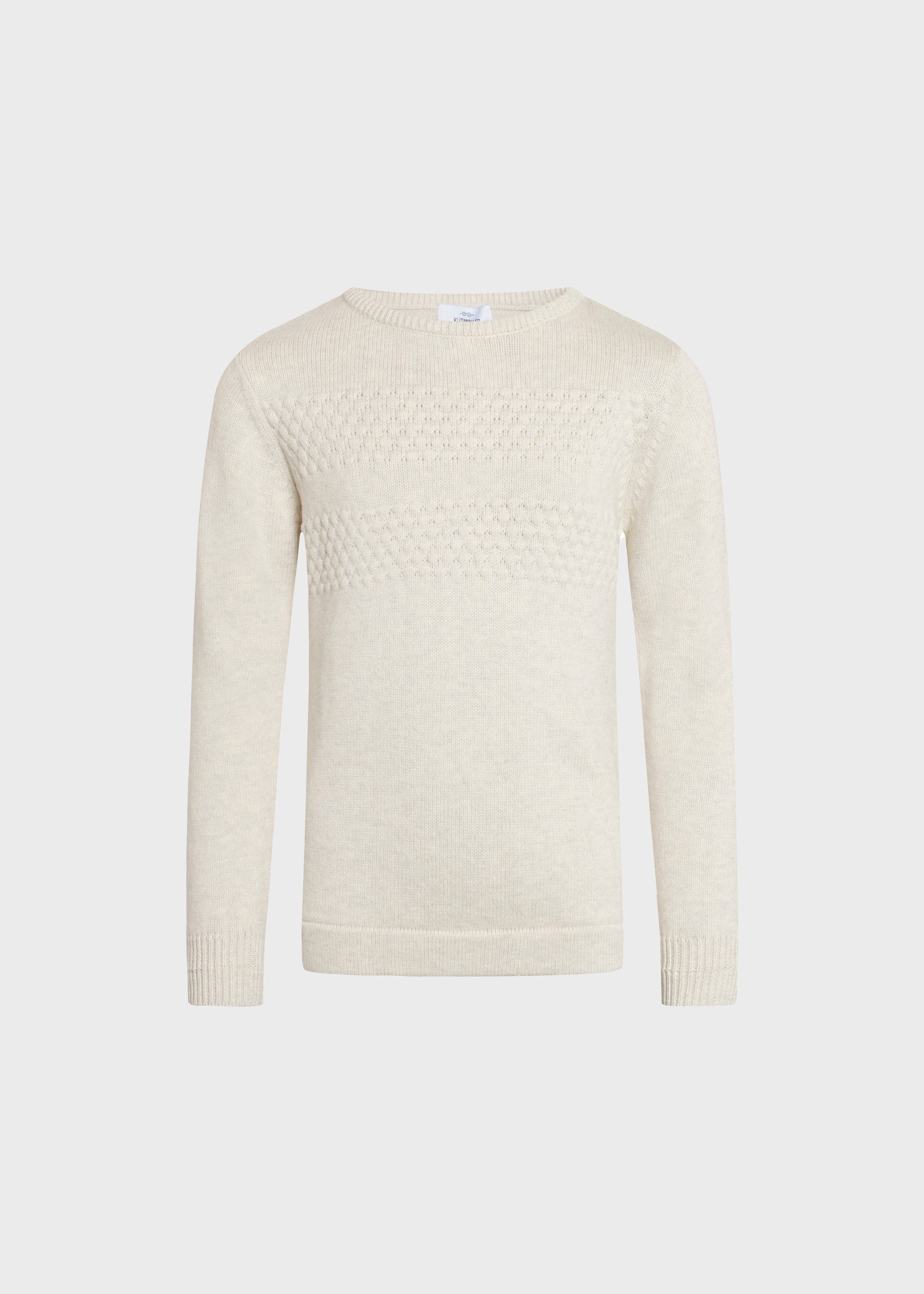 Kids Fisher Cotton Knit - Cream