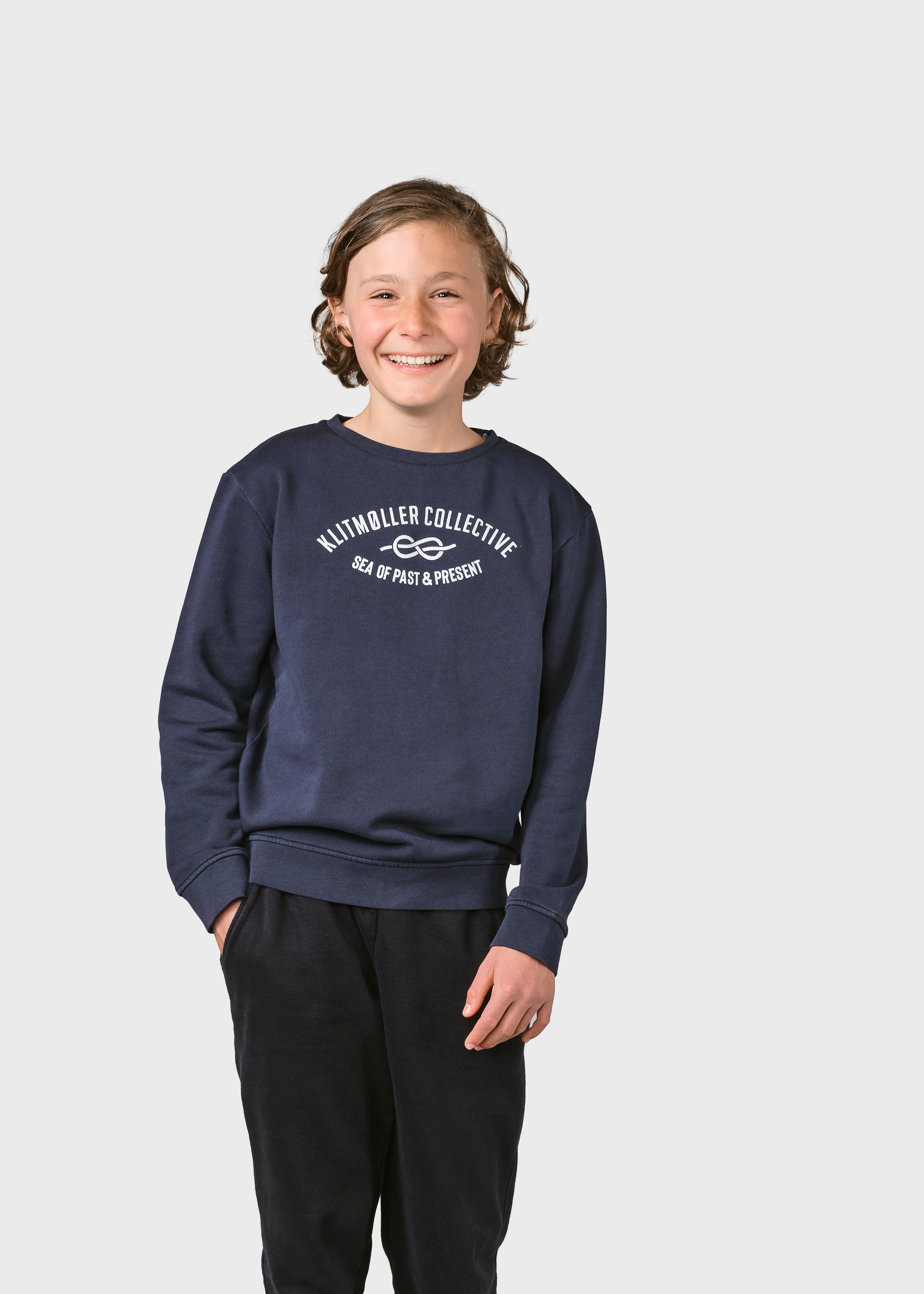Kids Logo Eye Crew - Navy