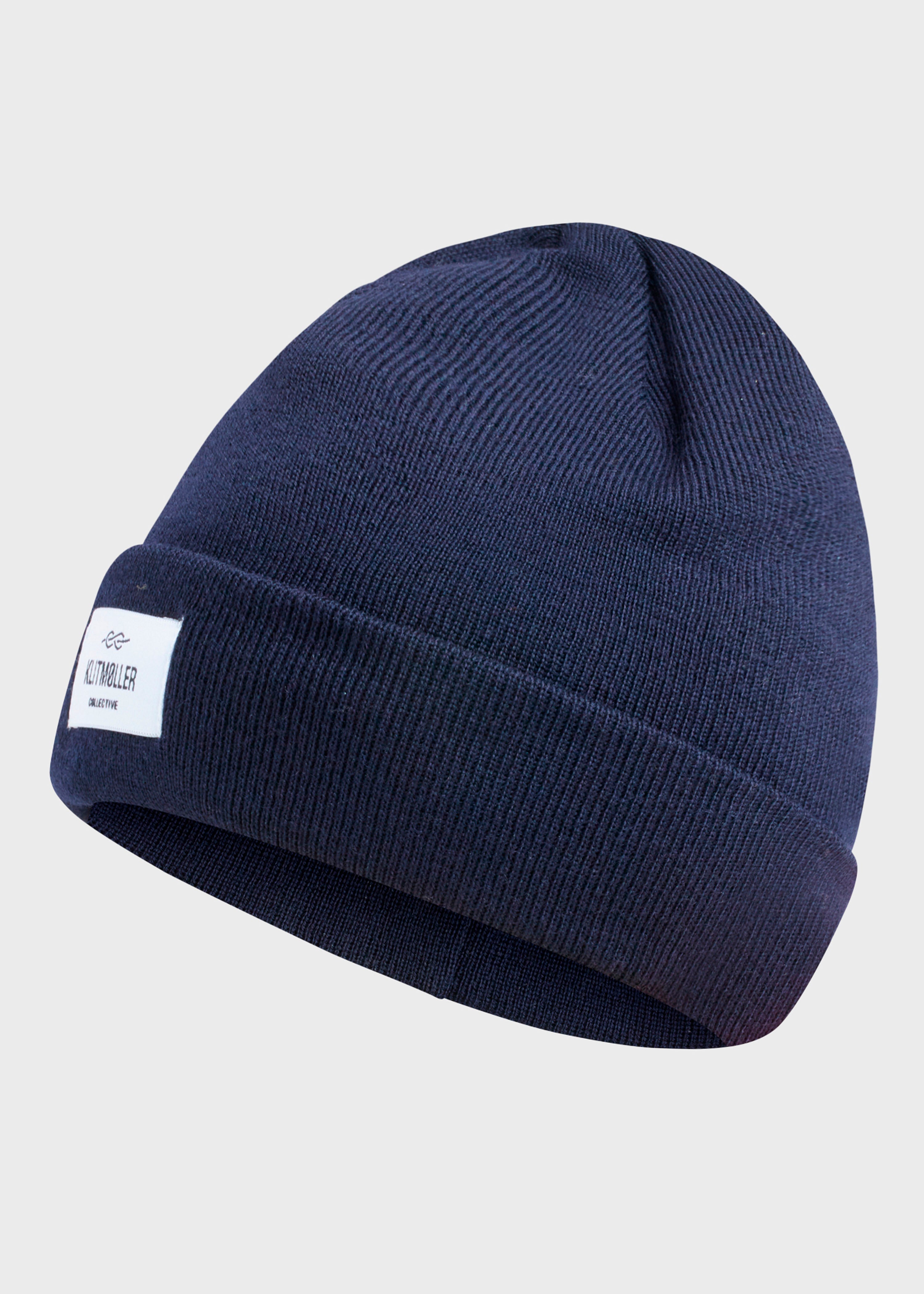 Kids Fine Merino Beanie - Navy