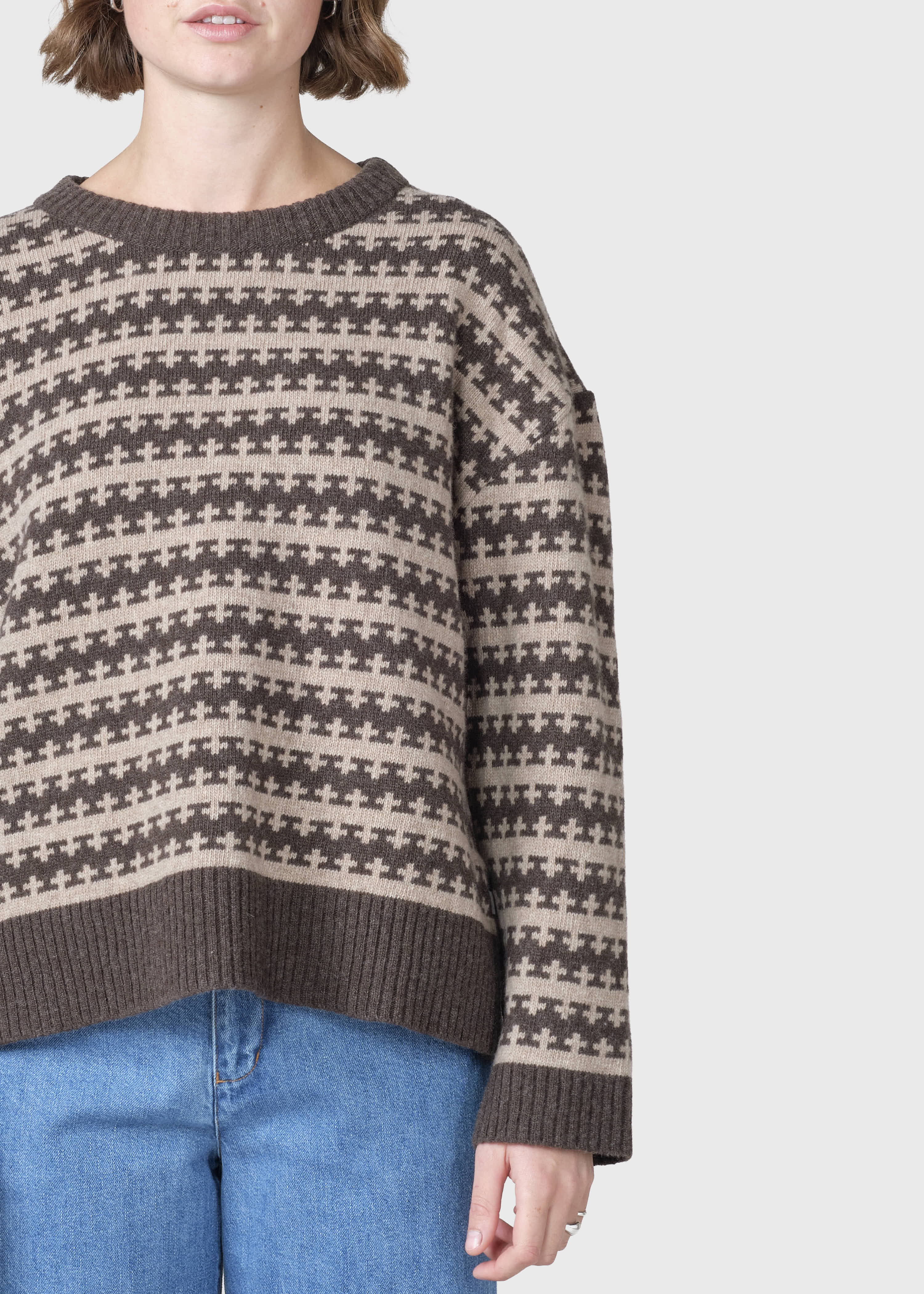 Kitti Knit - Taupe/sand
