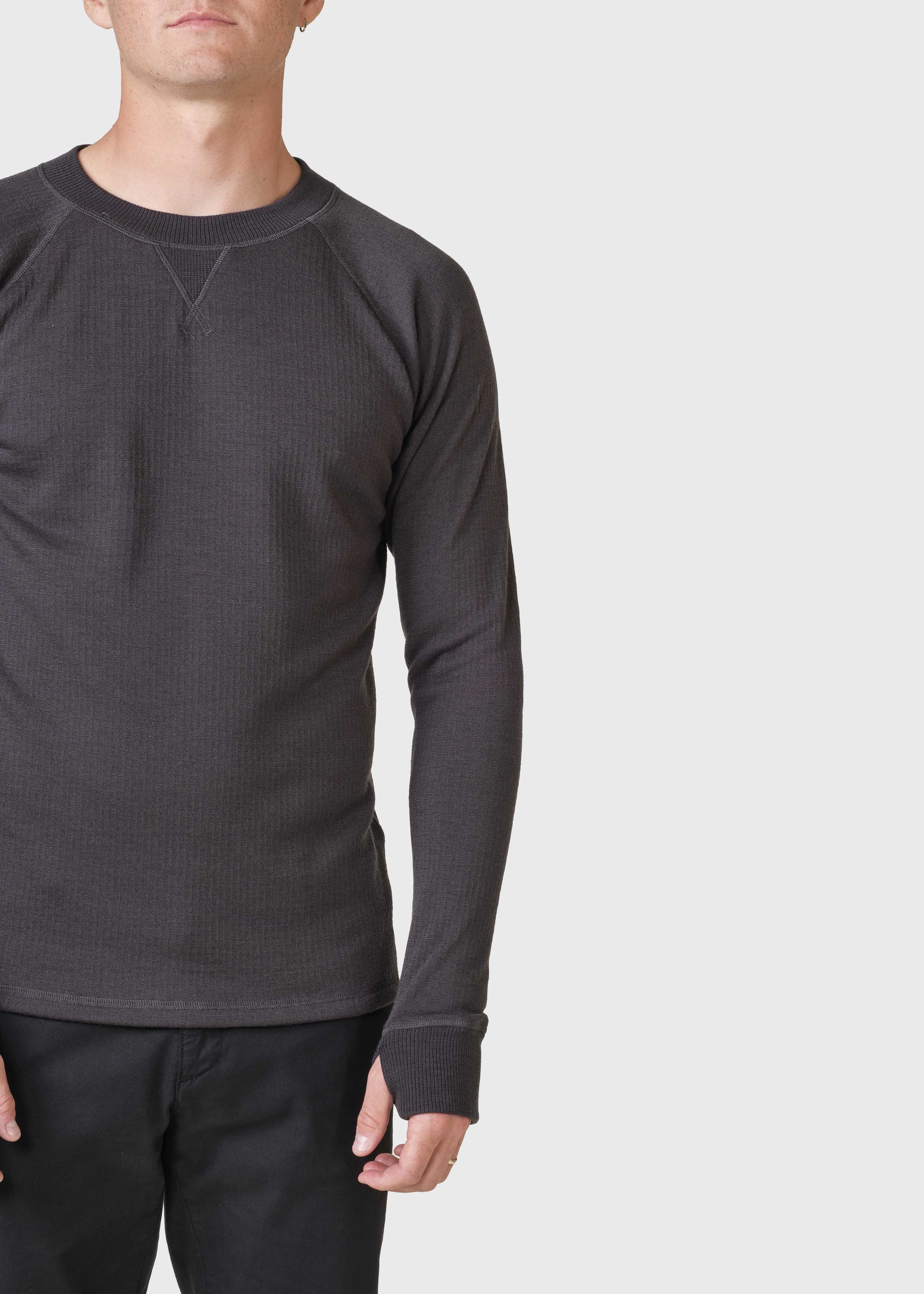 Knuth Wool Crew - Black