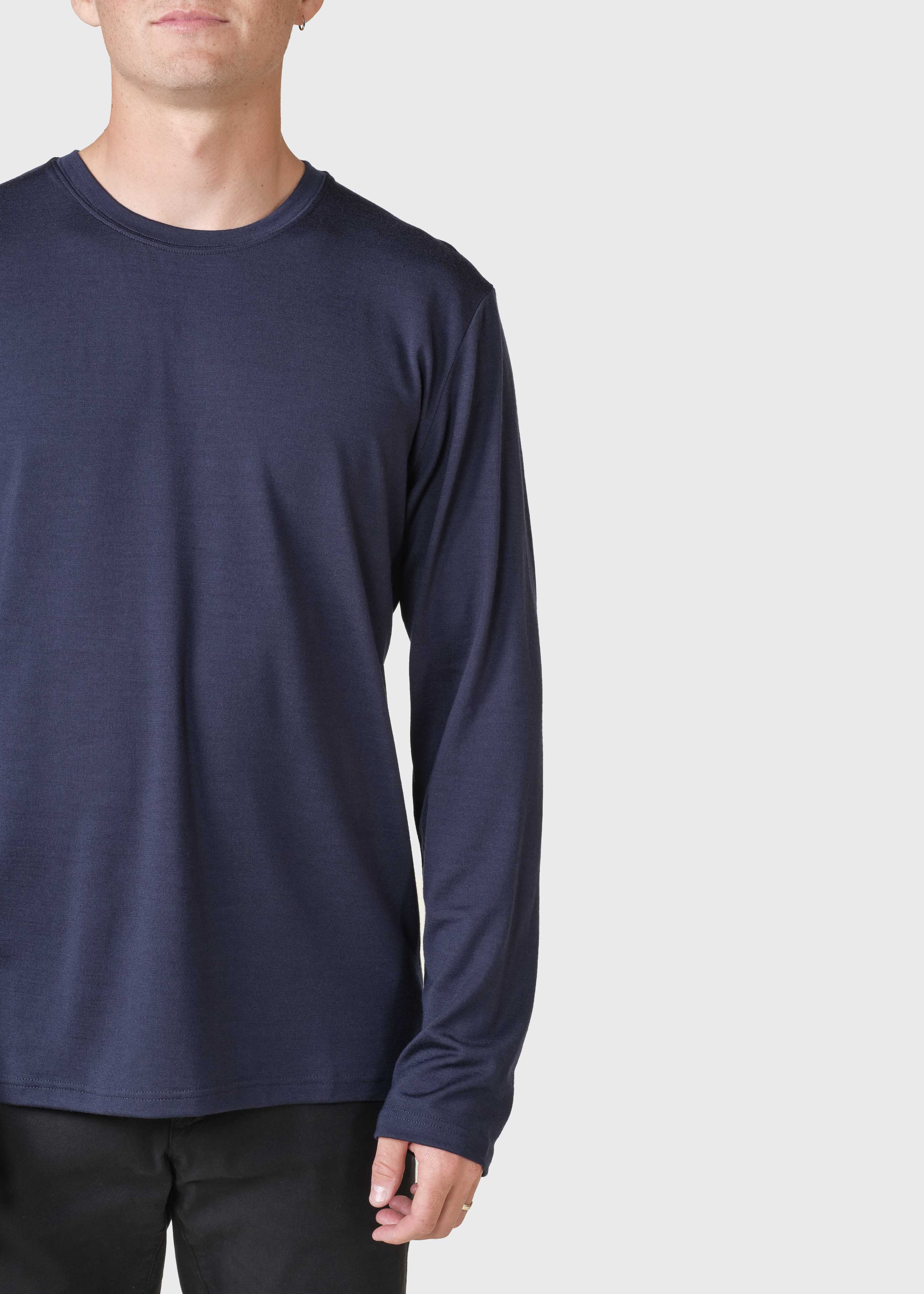 Lars Ls Tee - Navy