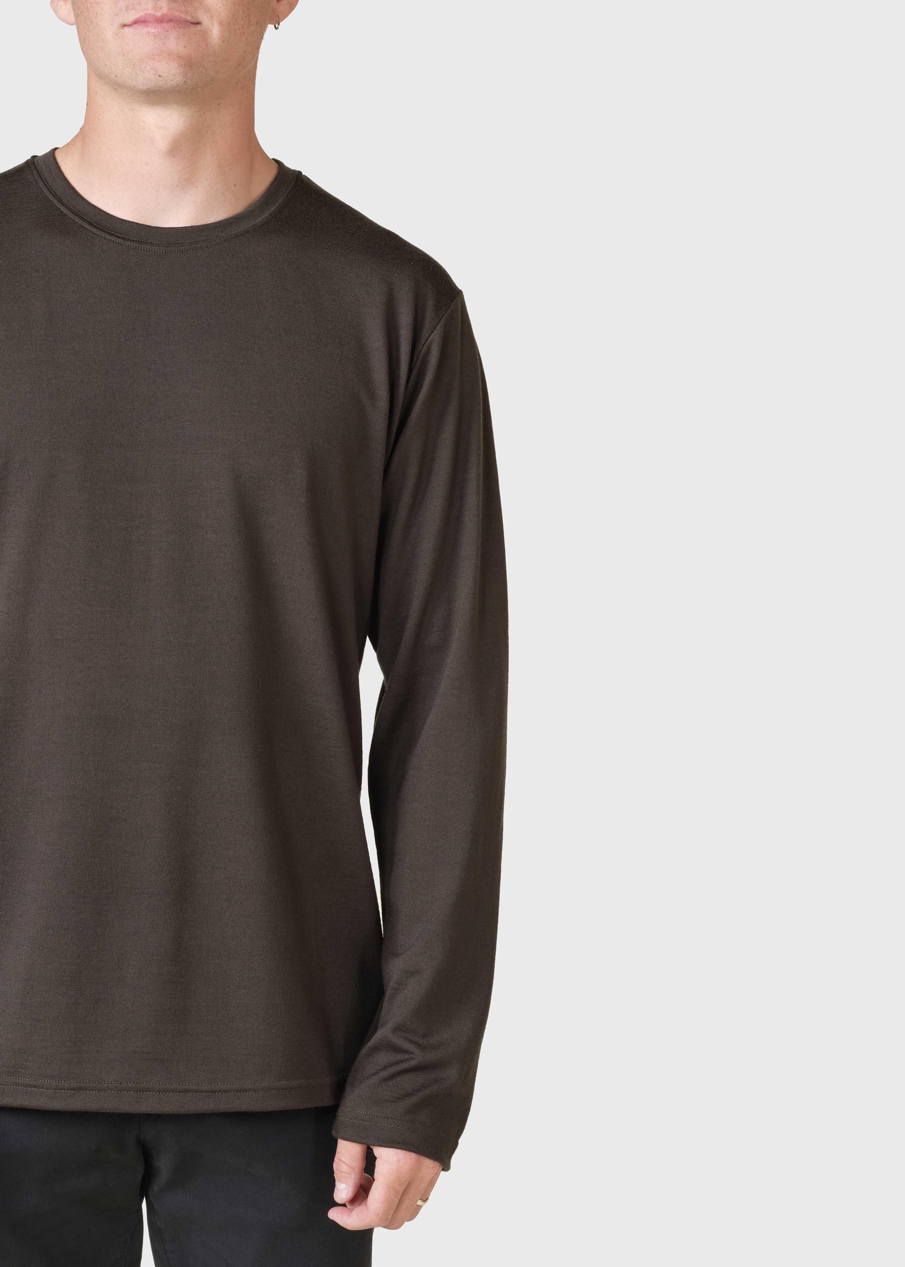 Lars Ls Tee - Olive