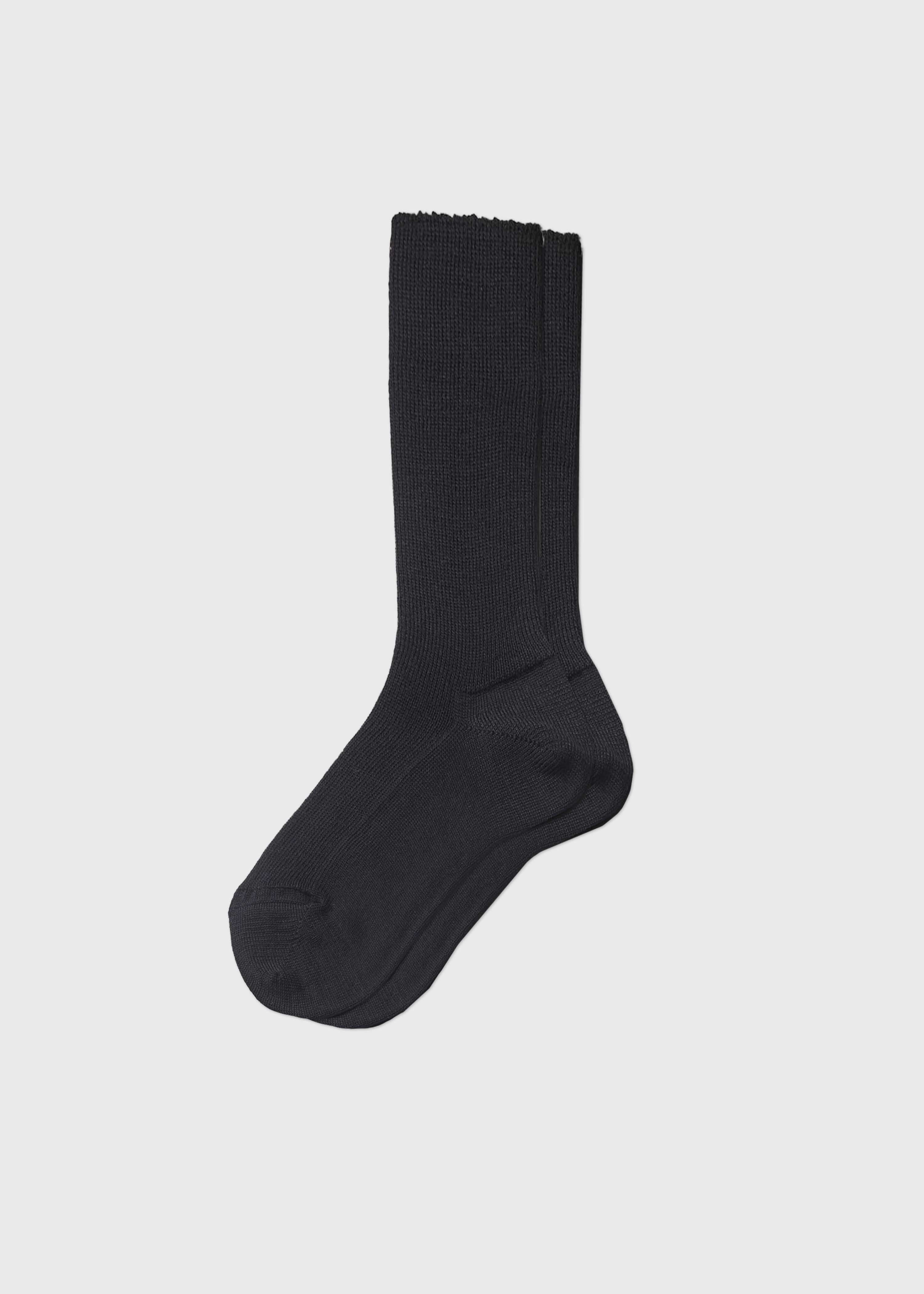Light Merino Sock - Black