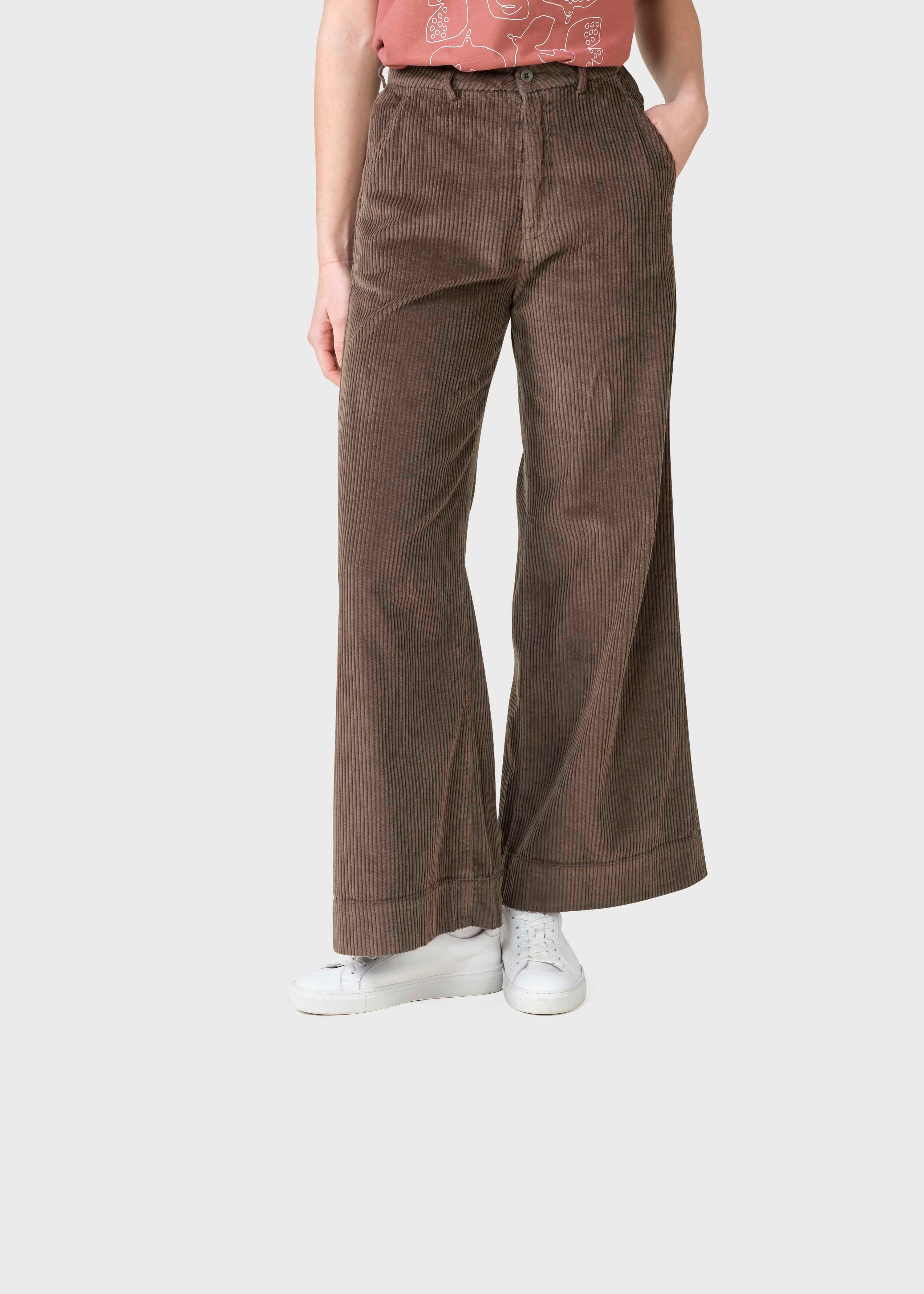 Lois Cord Pants - Taupe