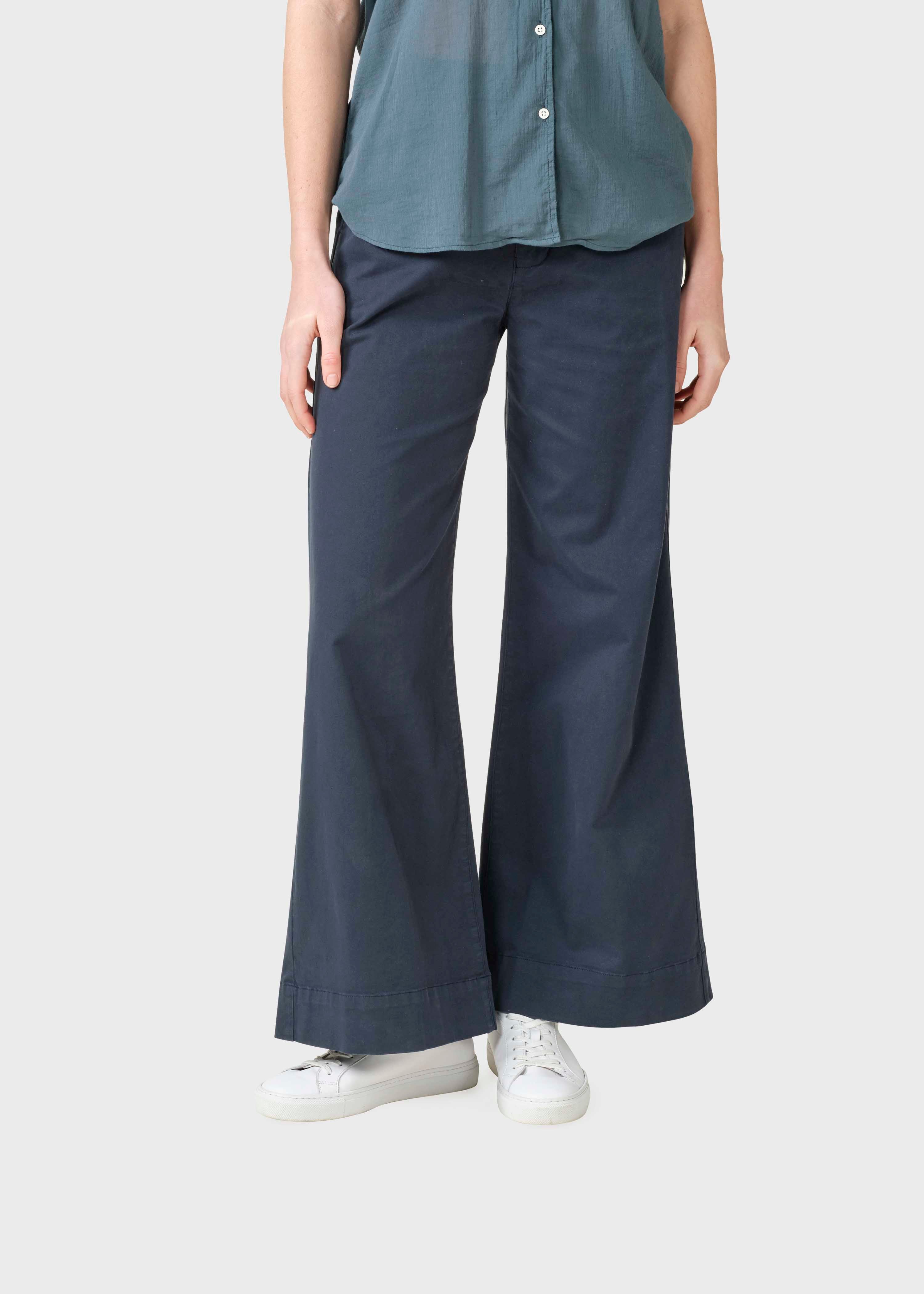 Lois Twill Pants - Navy