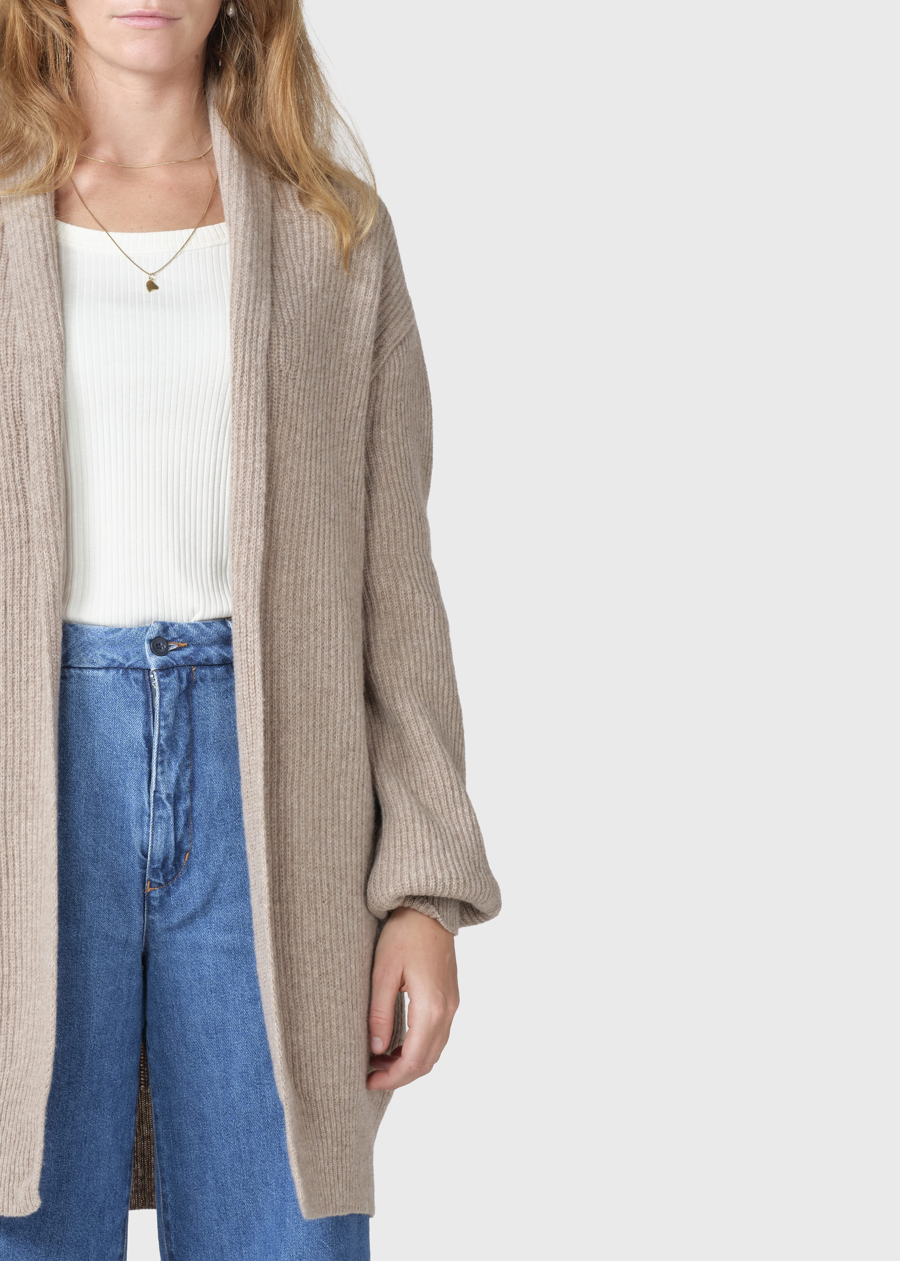 Luna Knit Cardigan - Sand