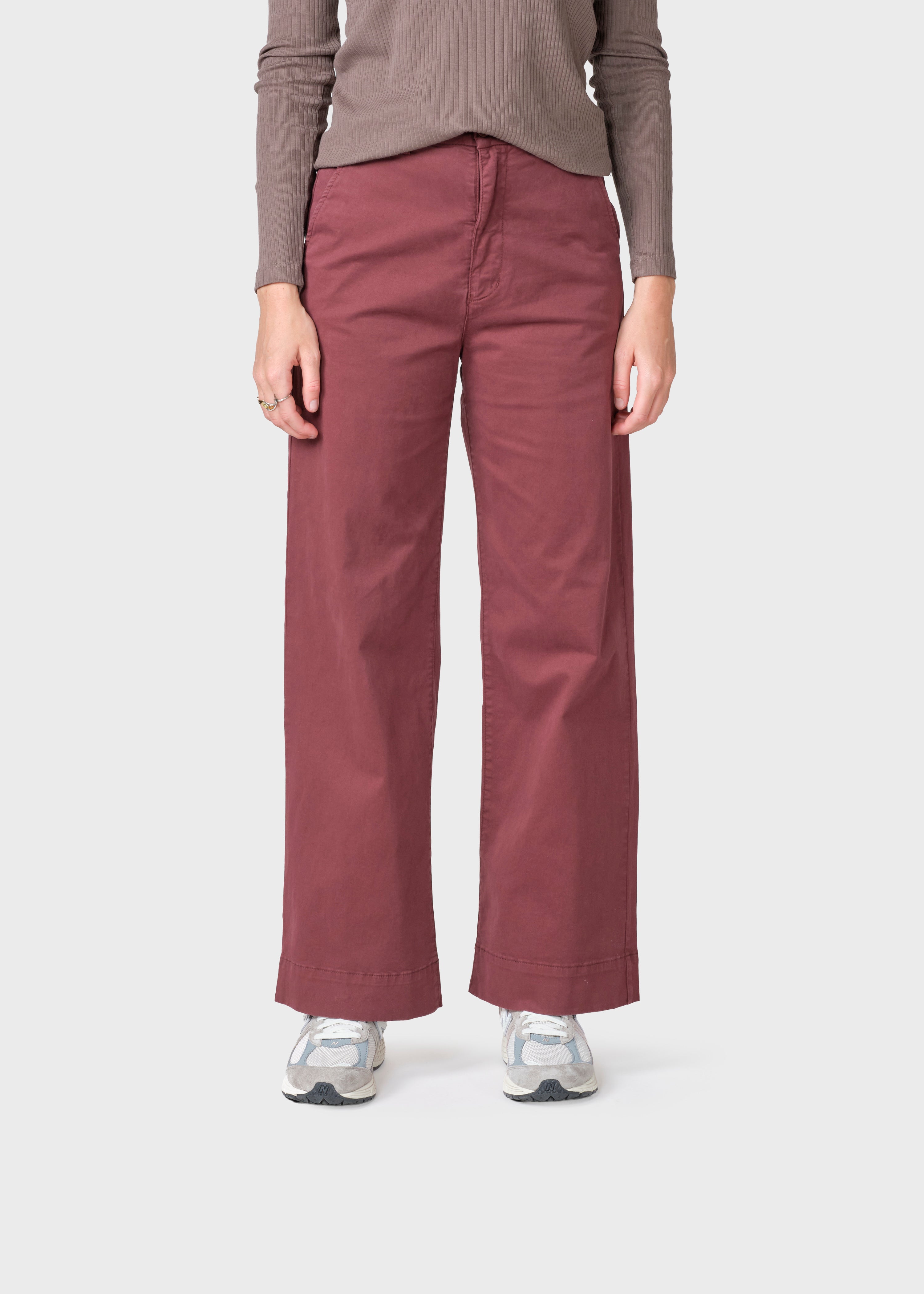 Lydia Pants - Burgundy