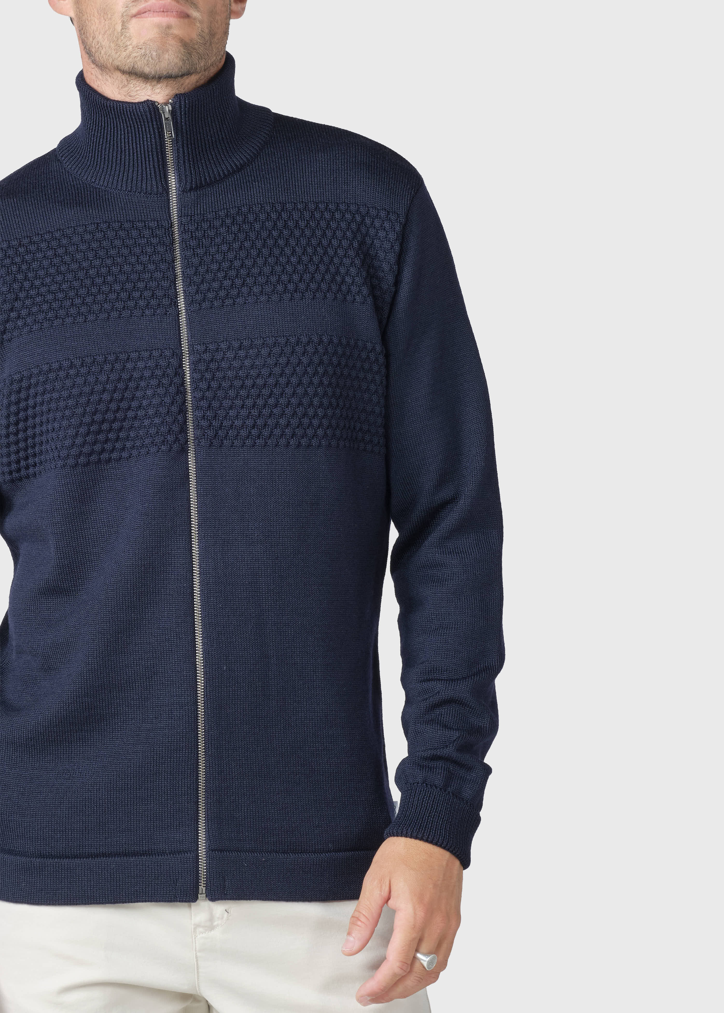 Marinus Knit Cardigan - Navy