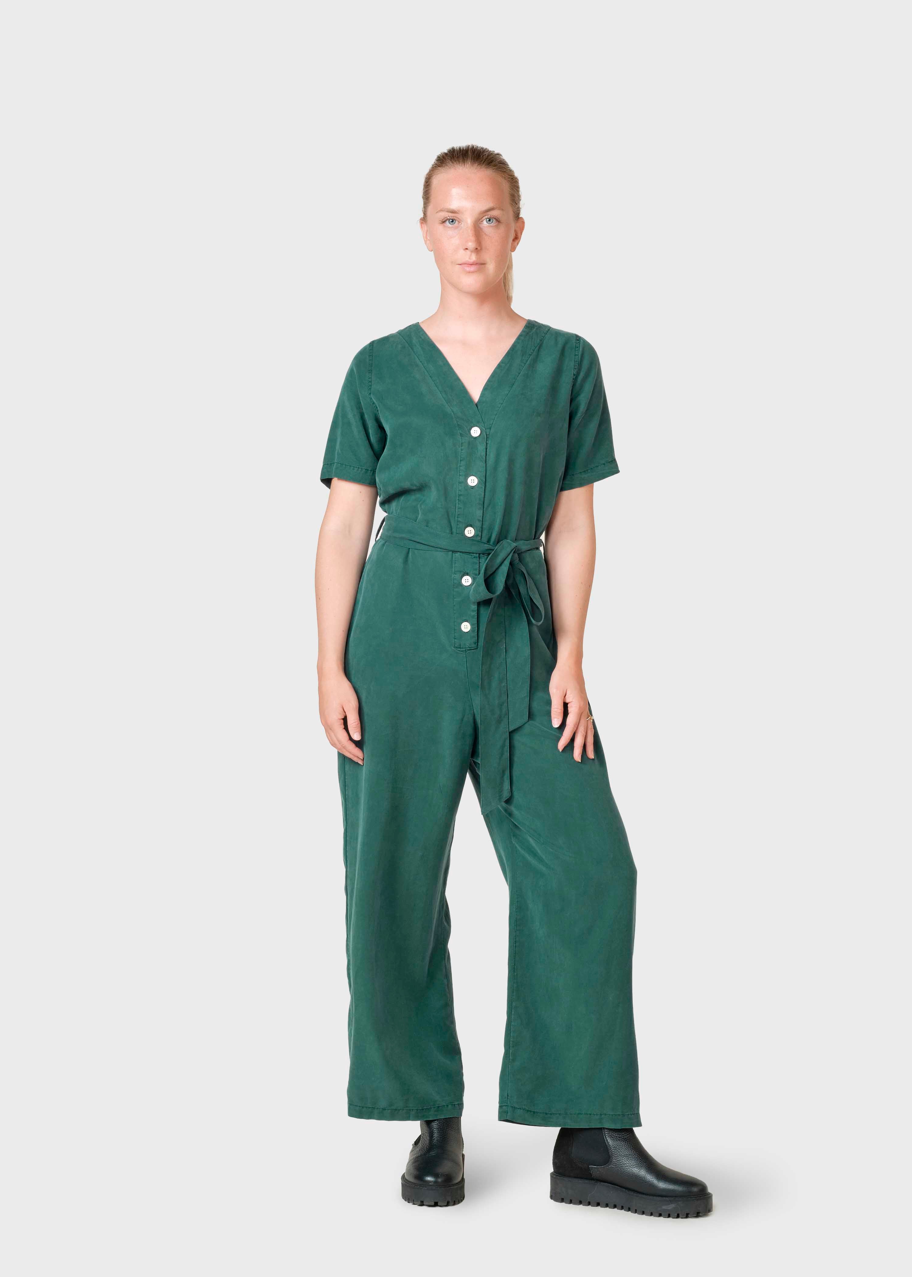 Marna Jumpsuit - Moss Green
