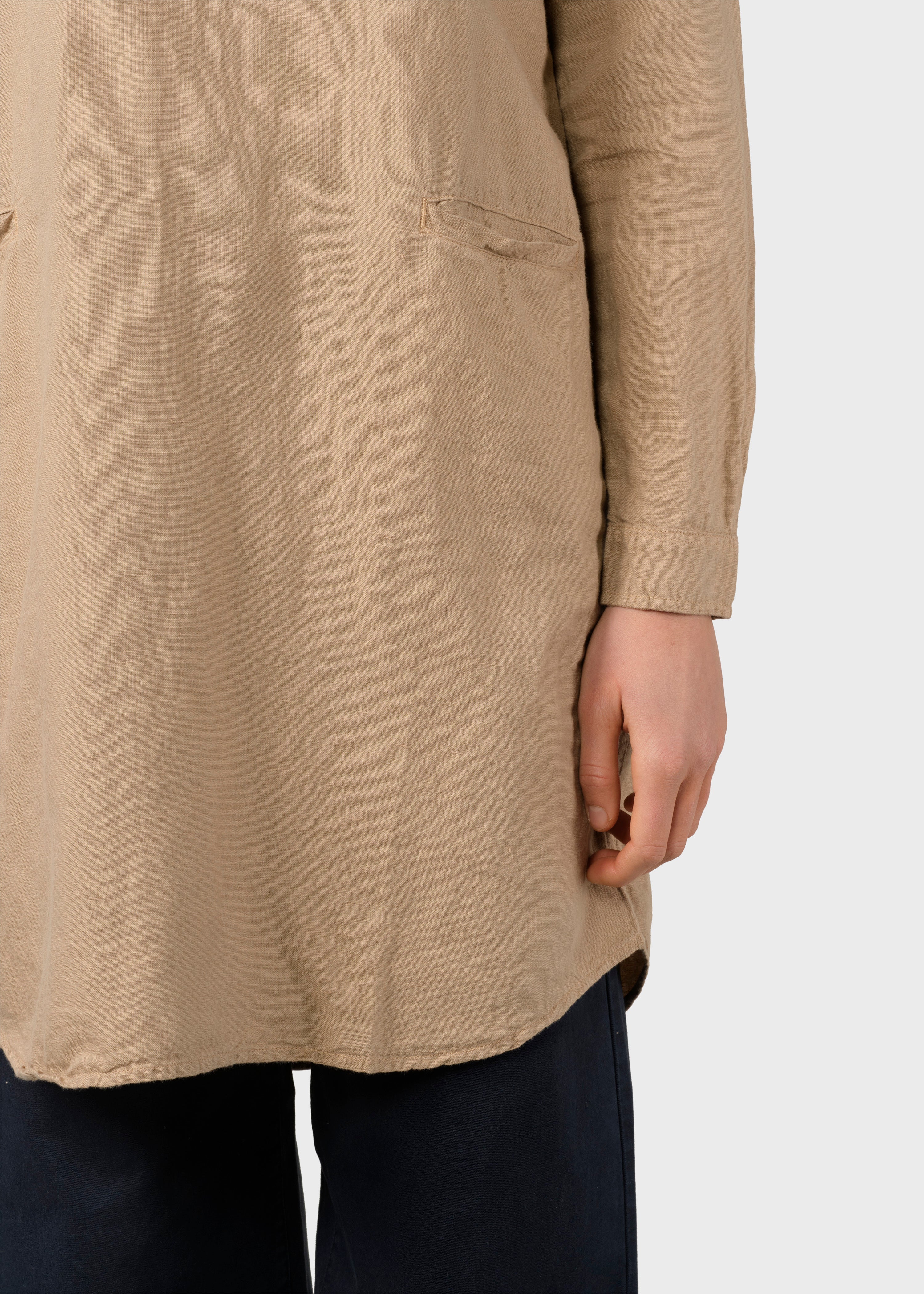 Mathilde Linen Shirt - Sand