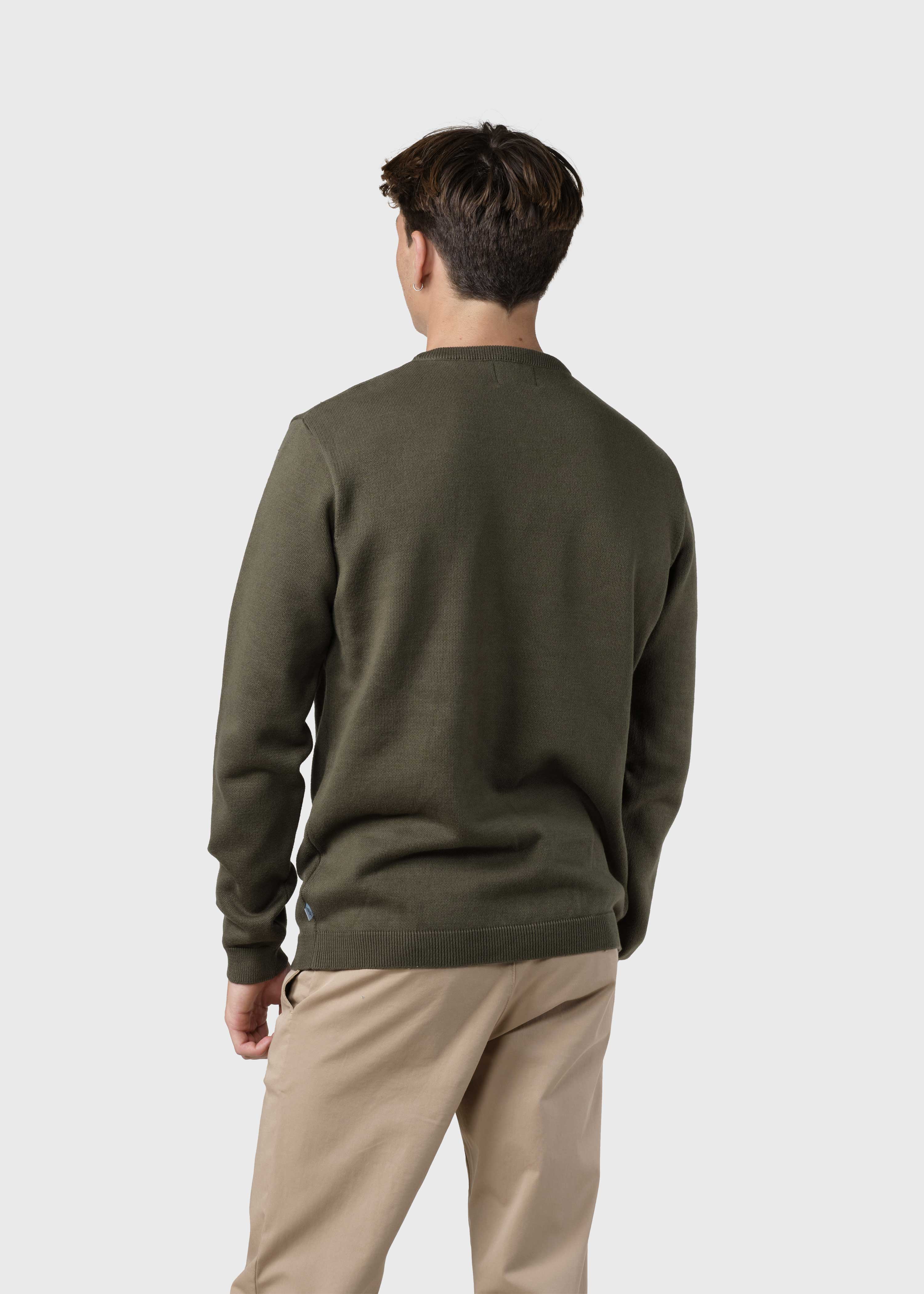 Mens Basic Cotton Knit - Olive