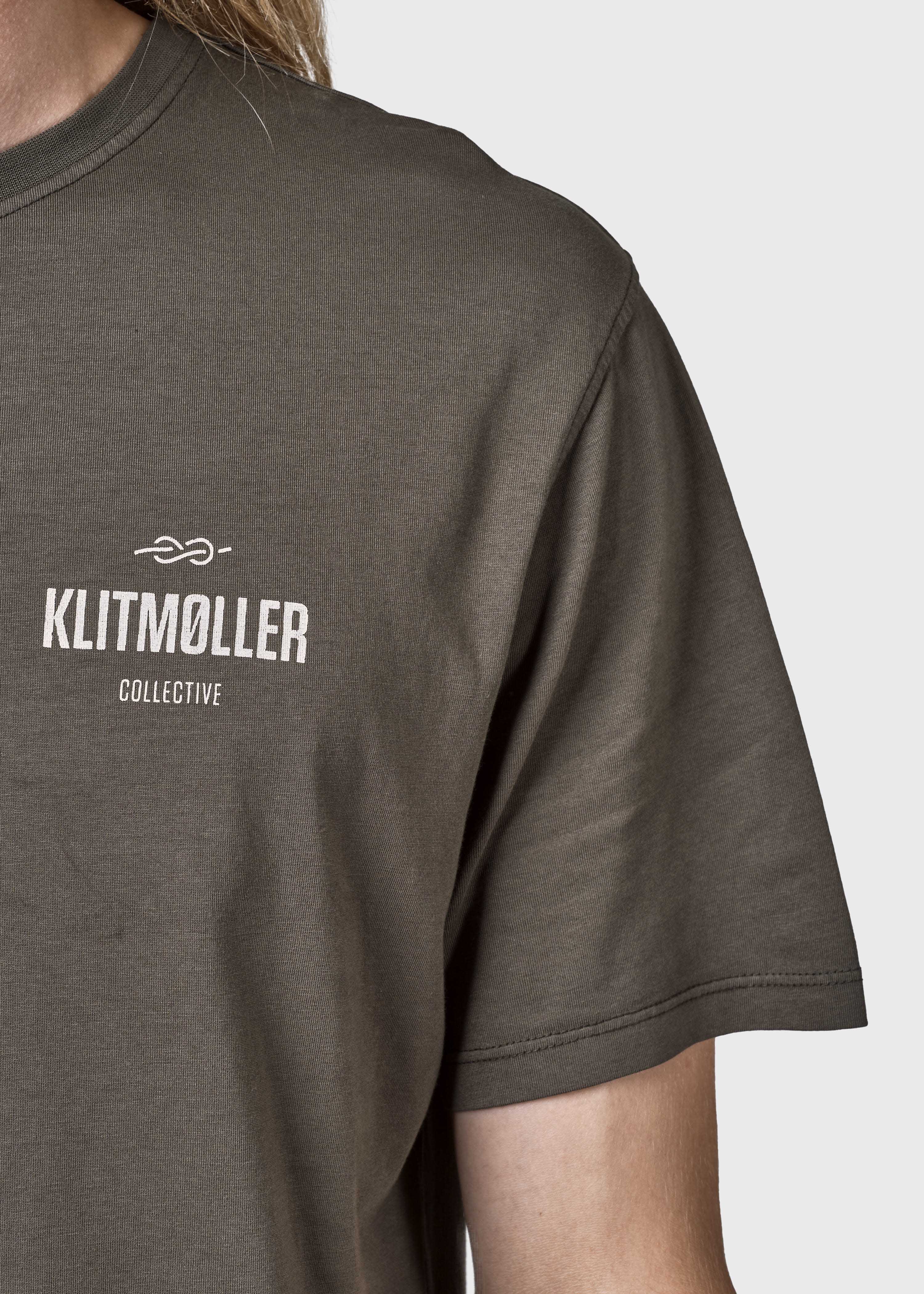 Mens Small Logo Tee - Olive