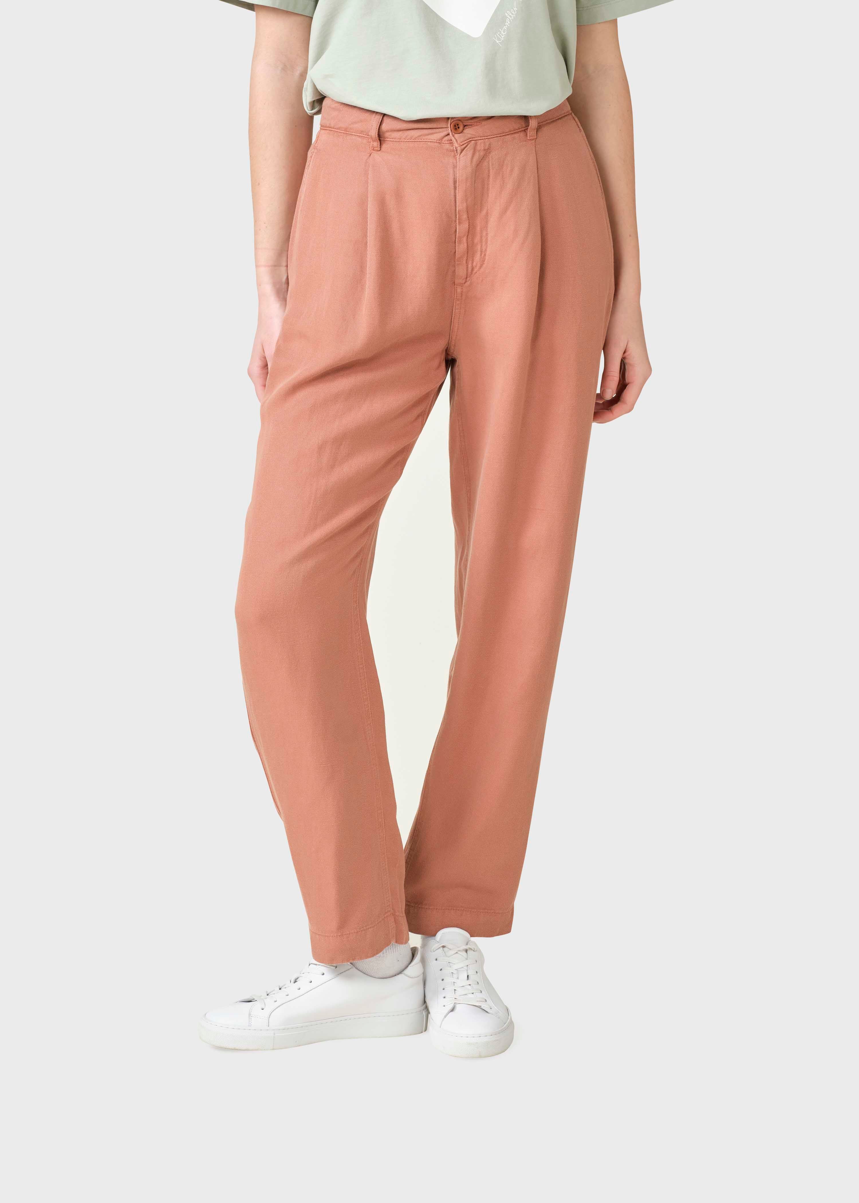 Mette Lyocell Pants - Burnt Sienna