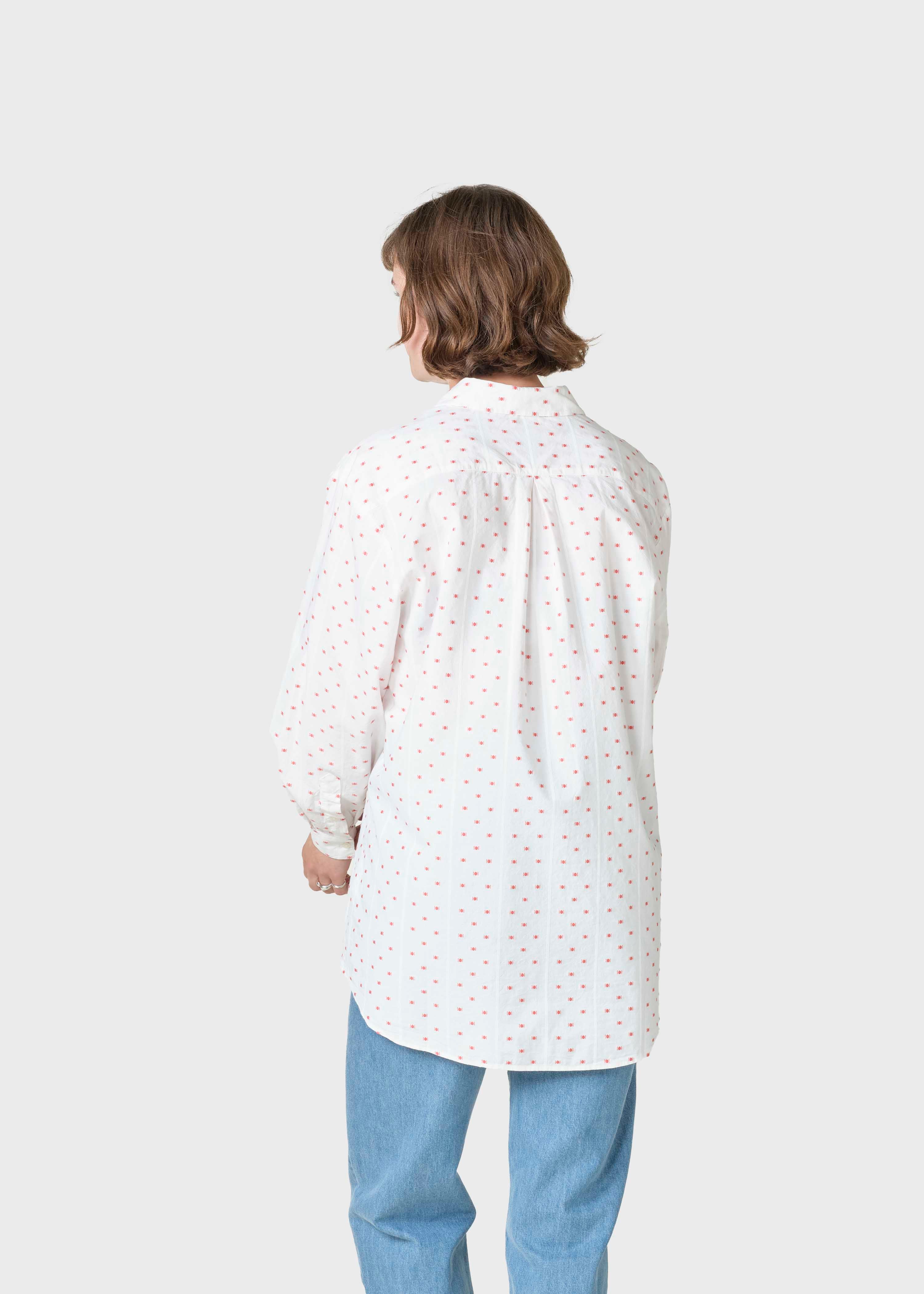Nancy Shirt - White/red