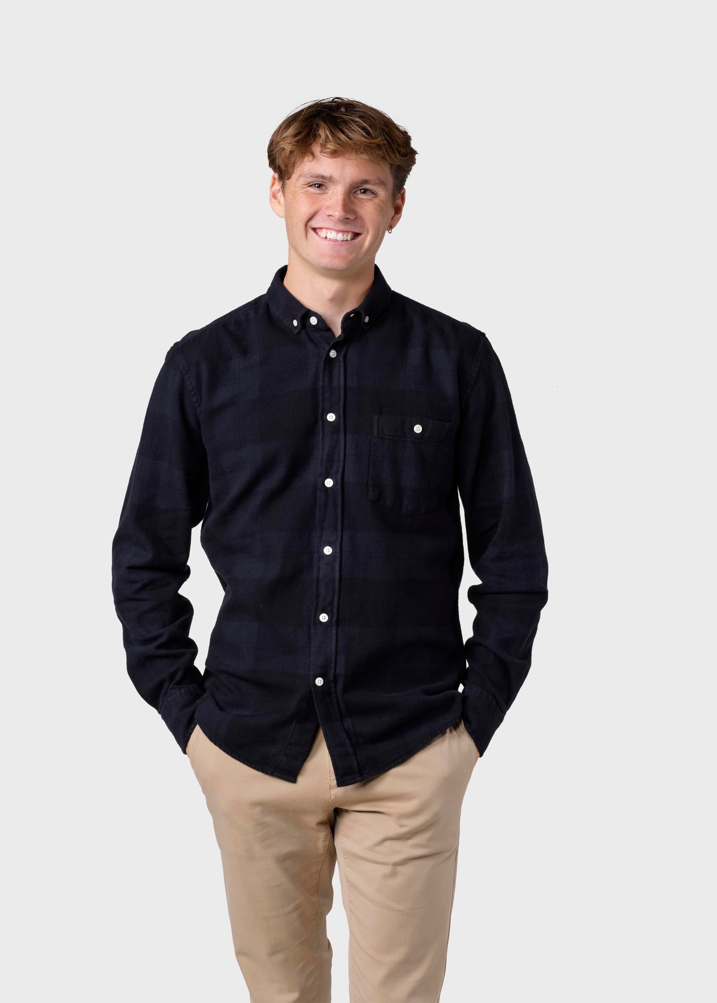 Nikolaj Shirt - Navy/black