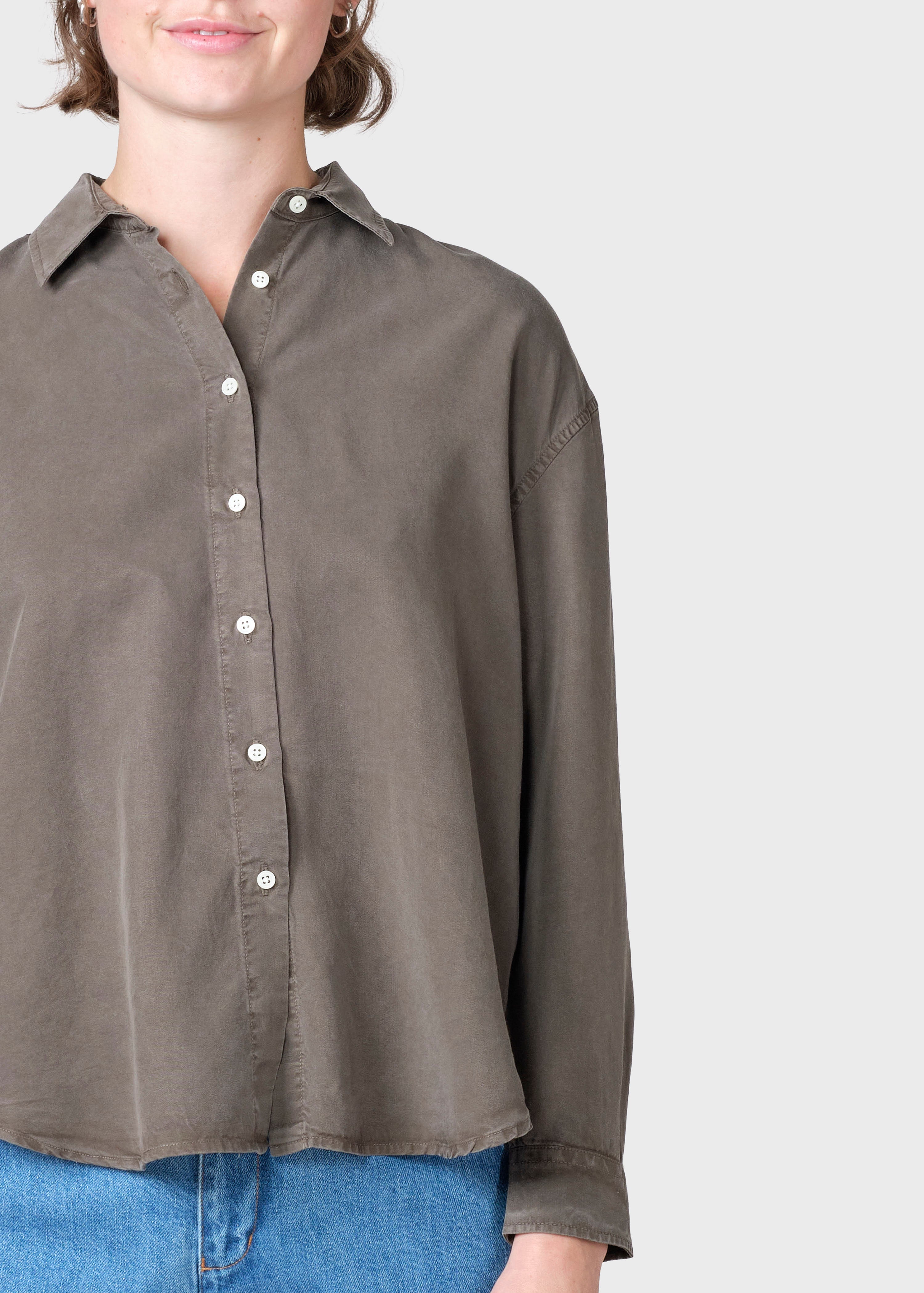 Ofelia Short Shirt - Taupe