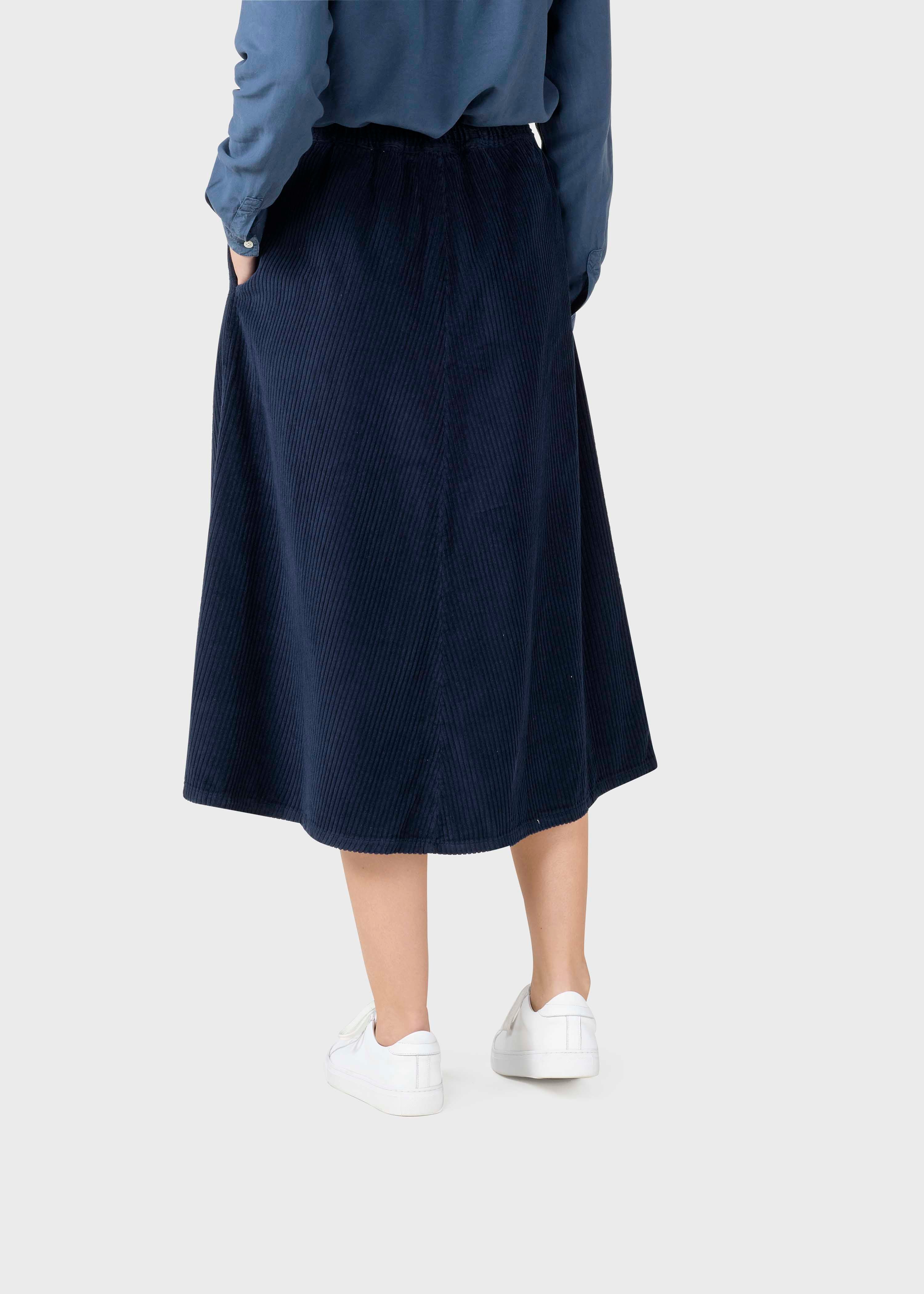 Ramona Cord Skirt - Navy