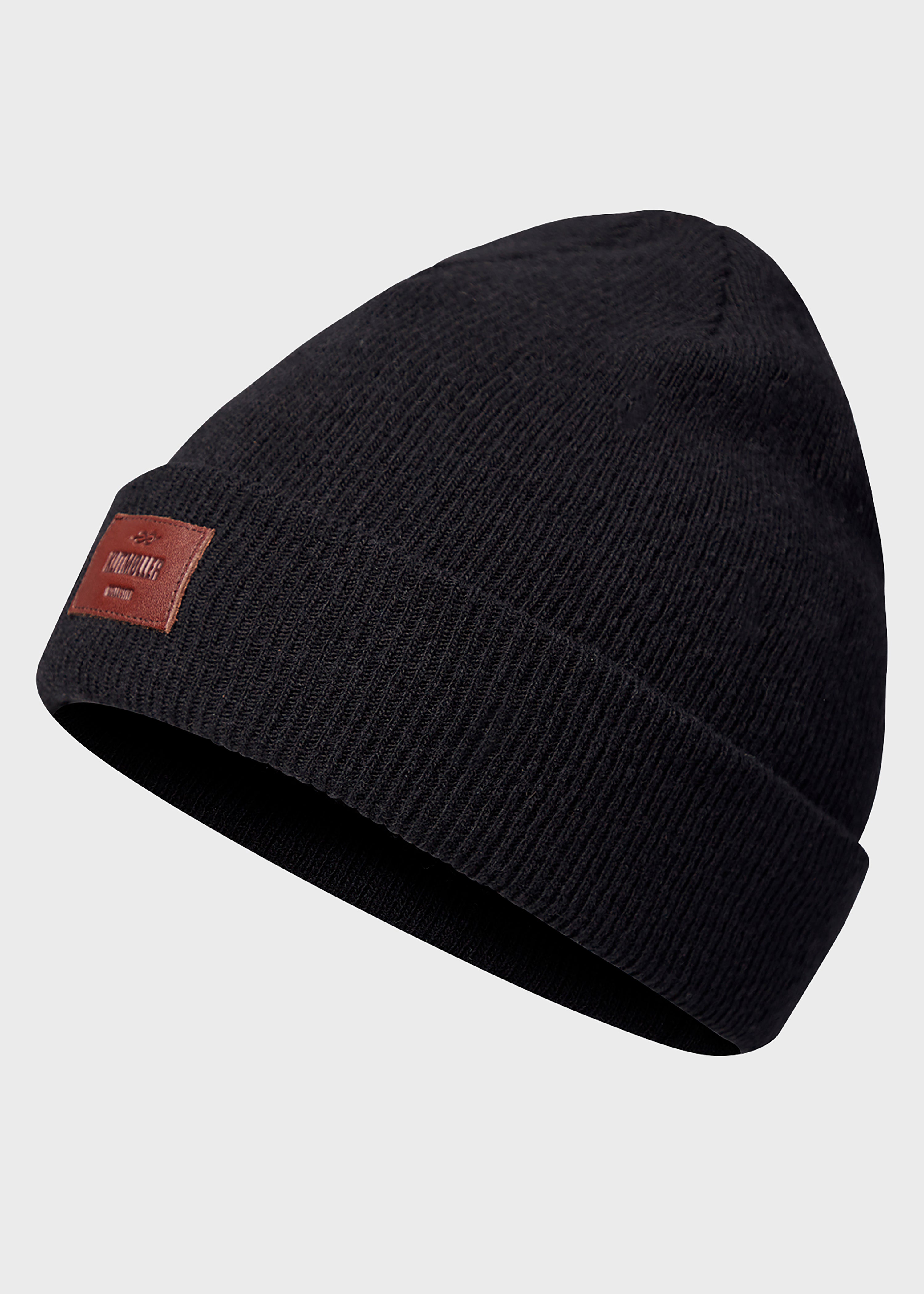 Rib Beanie - Black
