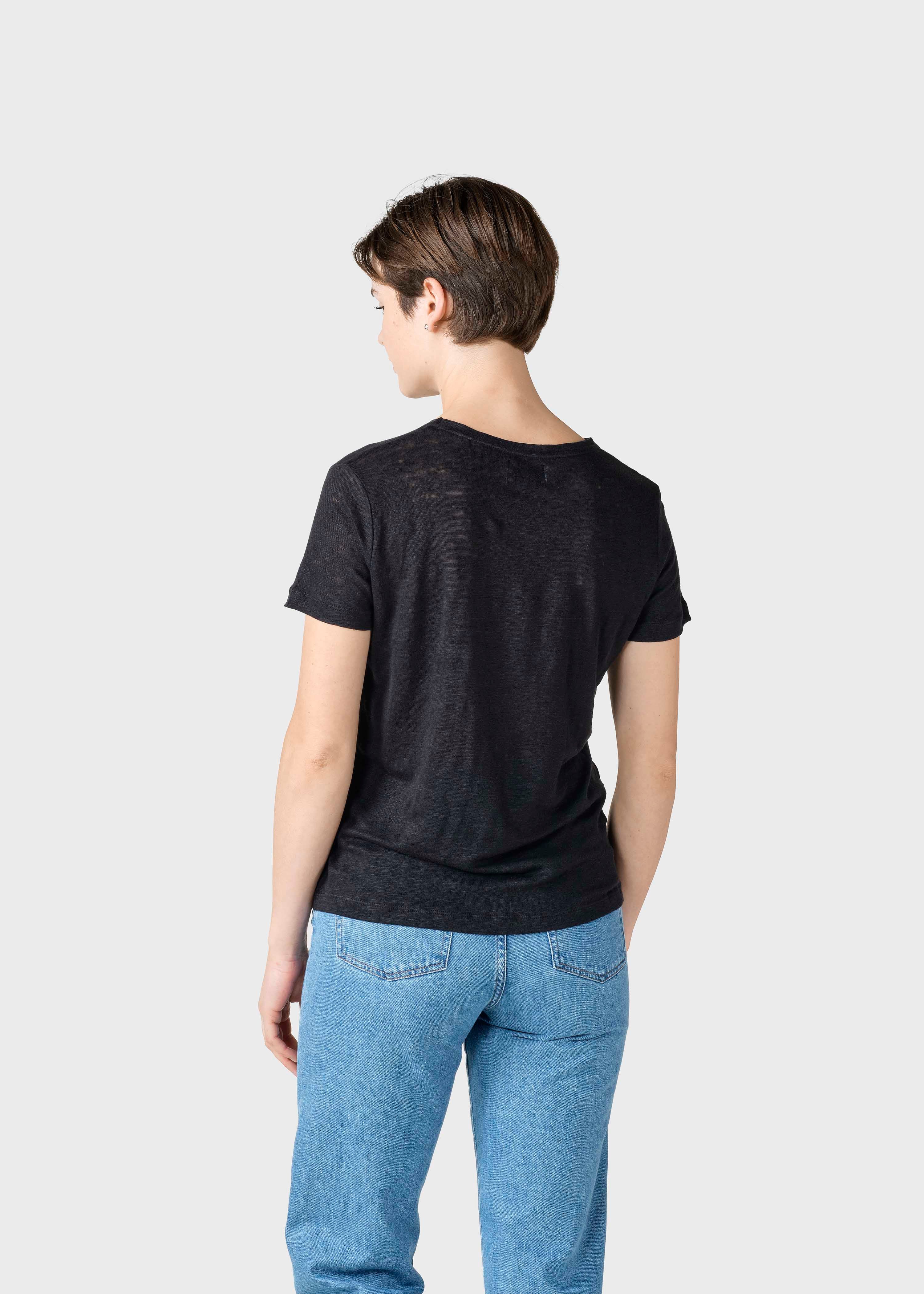 Rikke Linen Tee - Black