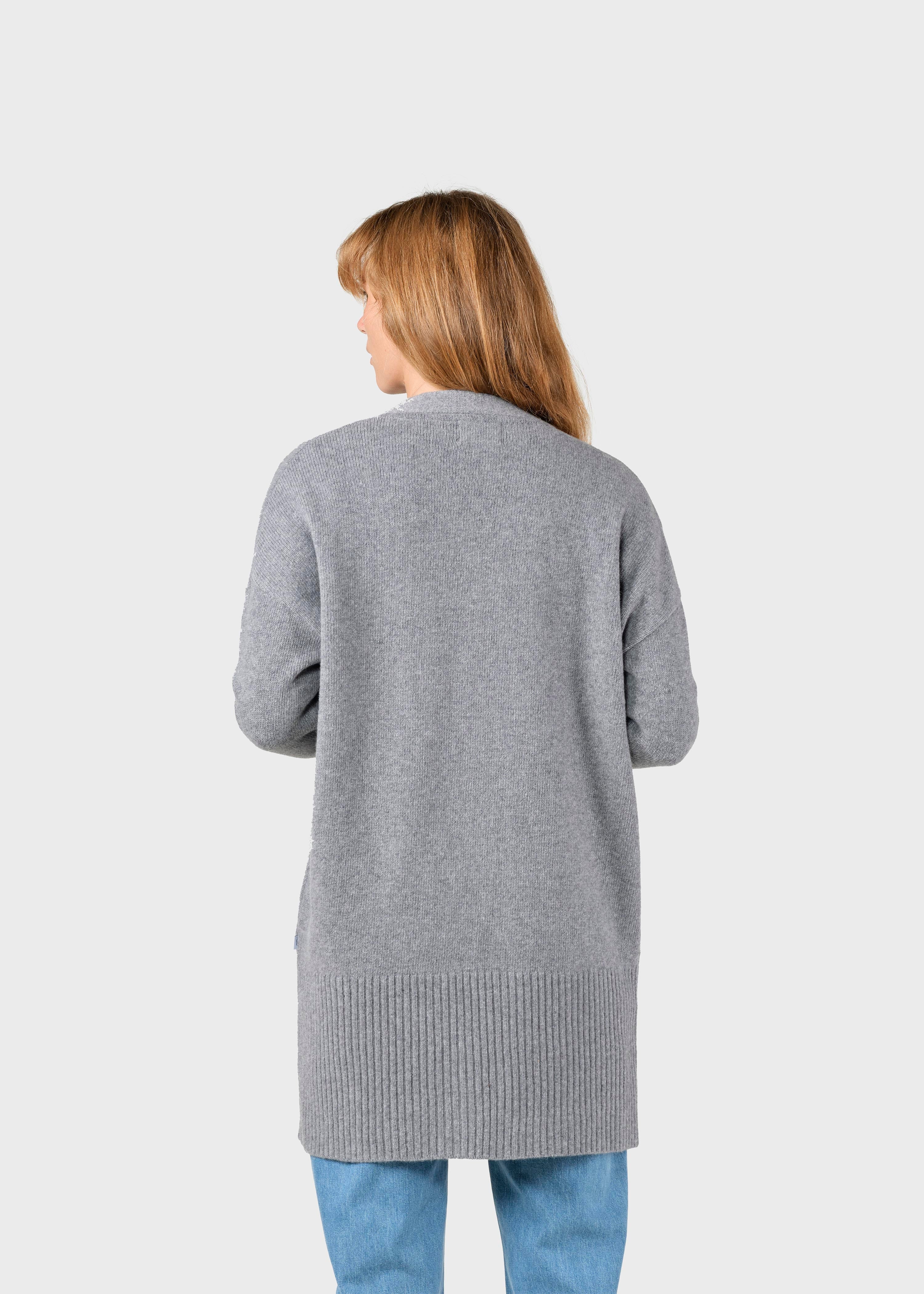 Rosemarie Knit Cardigan - Light Grey