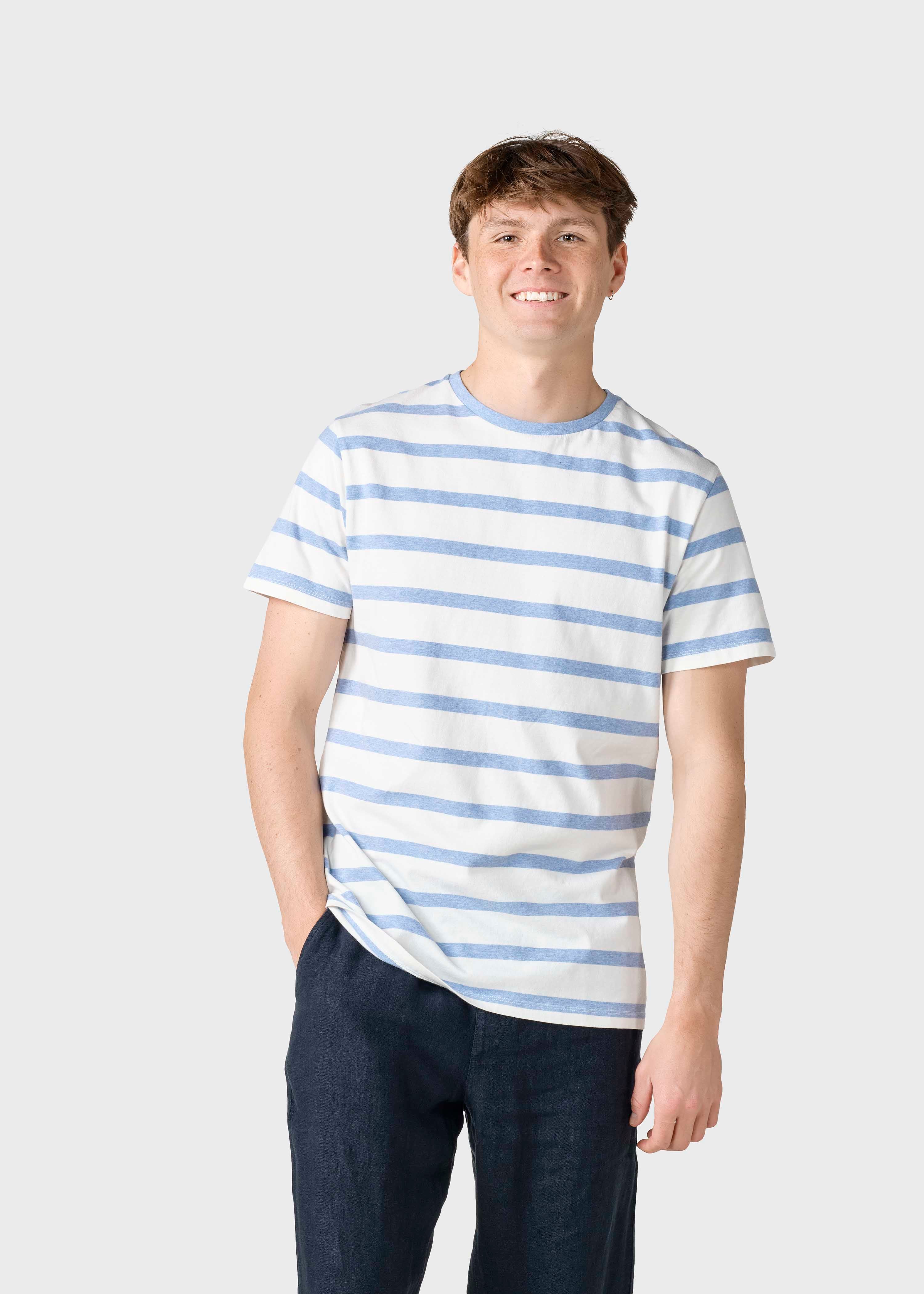 Sunny Tee - Cream/light Blue