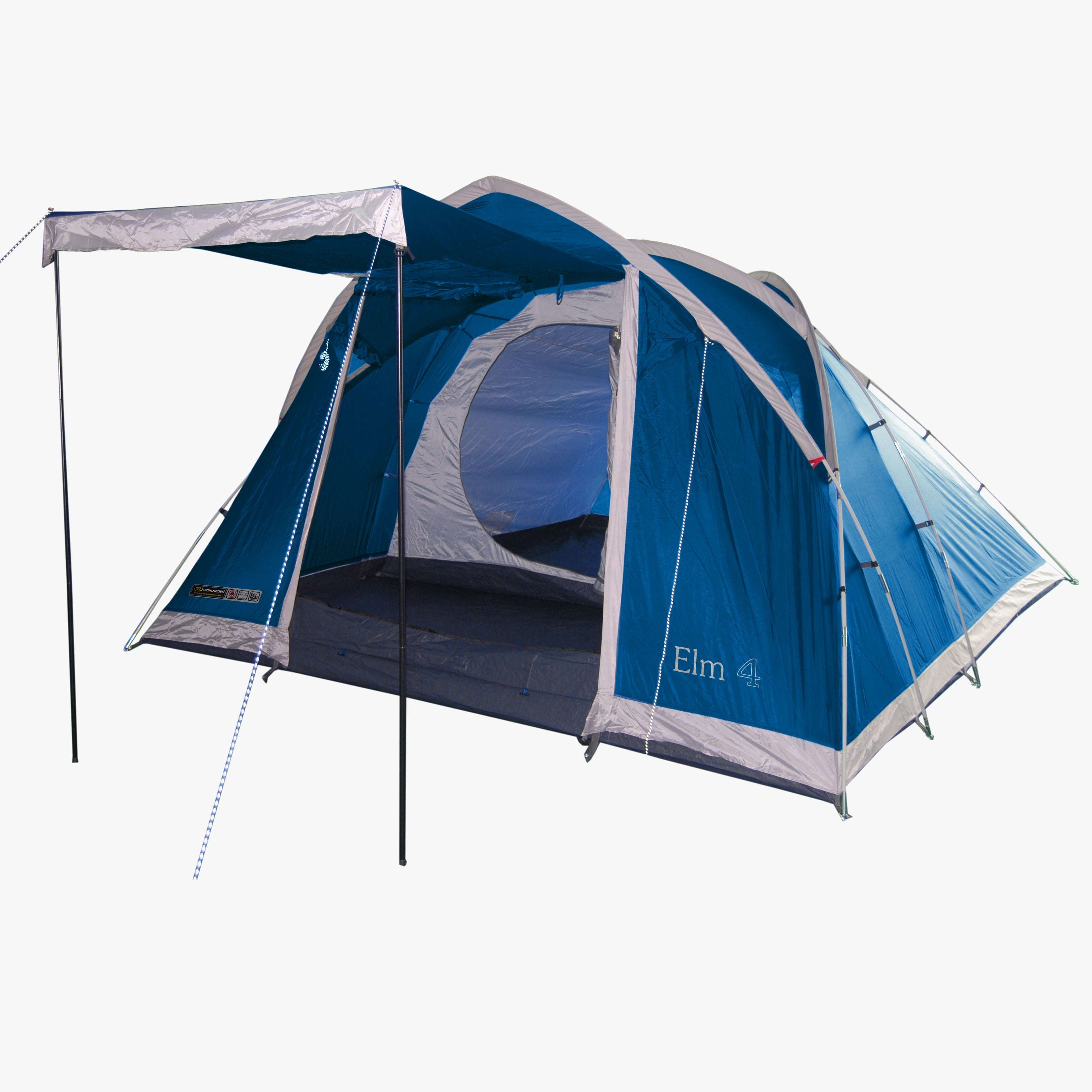 Highlander - ELM 4 Person TENT, VIVID BLUE