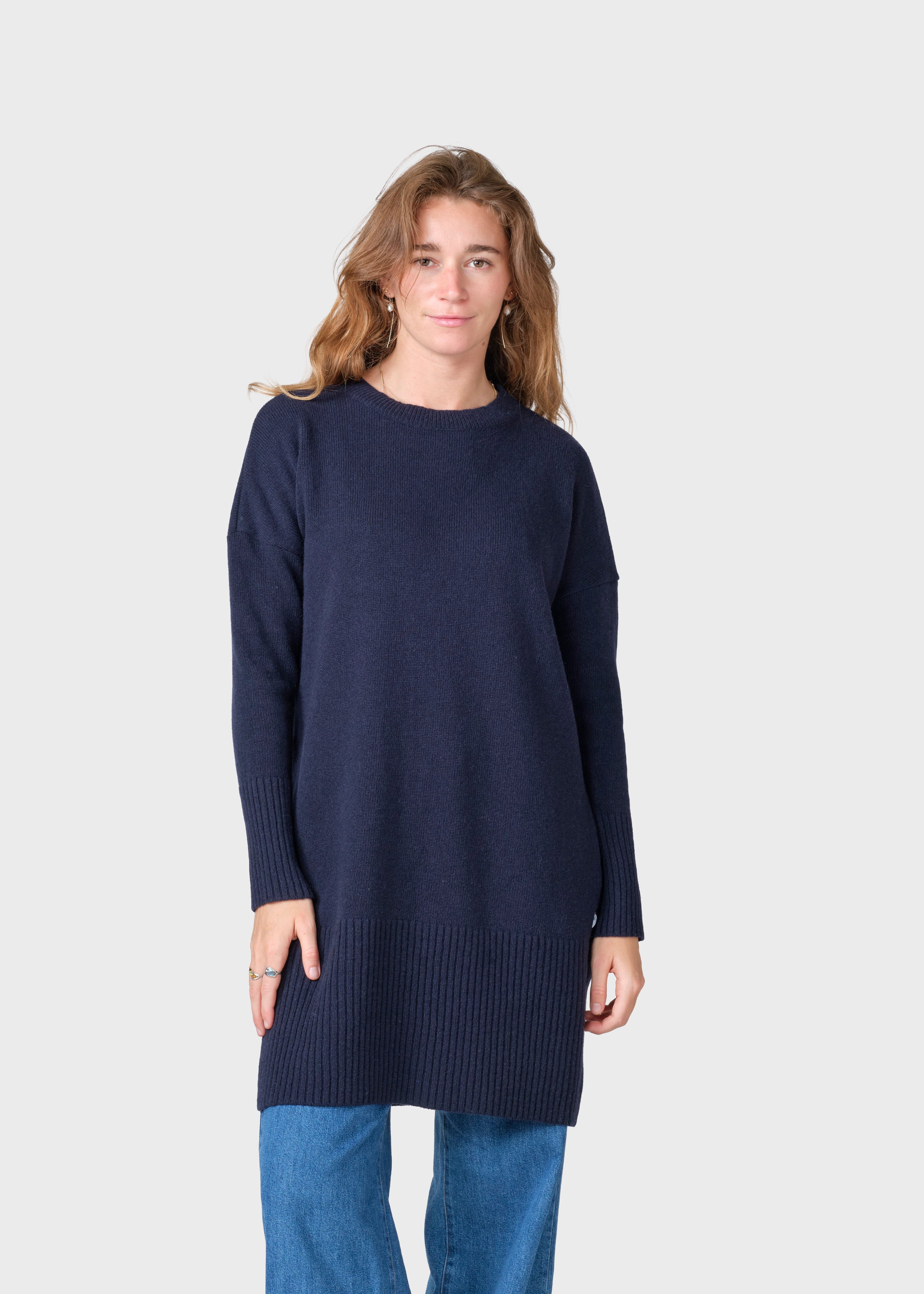 Thea Knit Dress - Navy