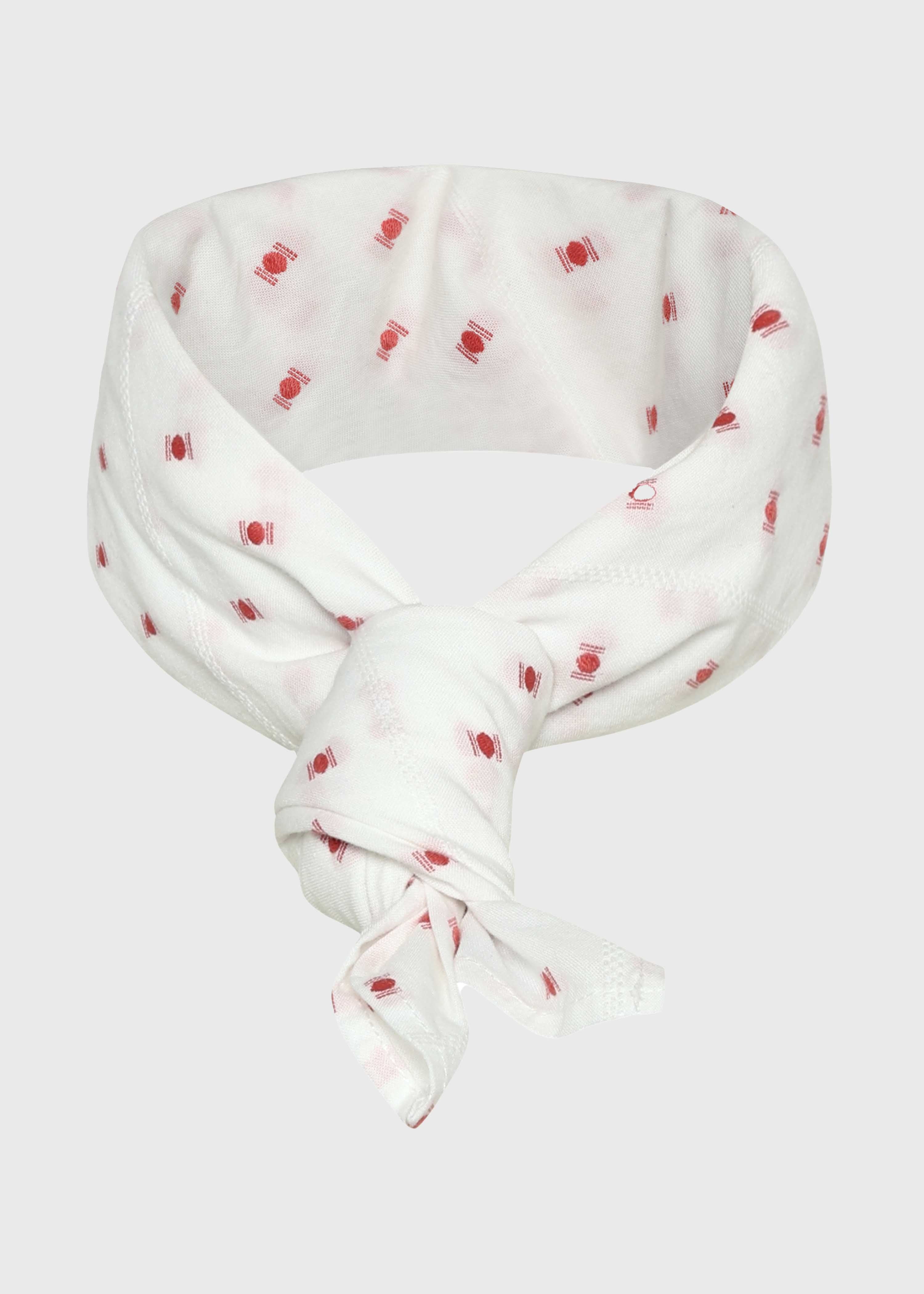 Tracy Scarf - White/red