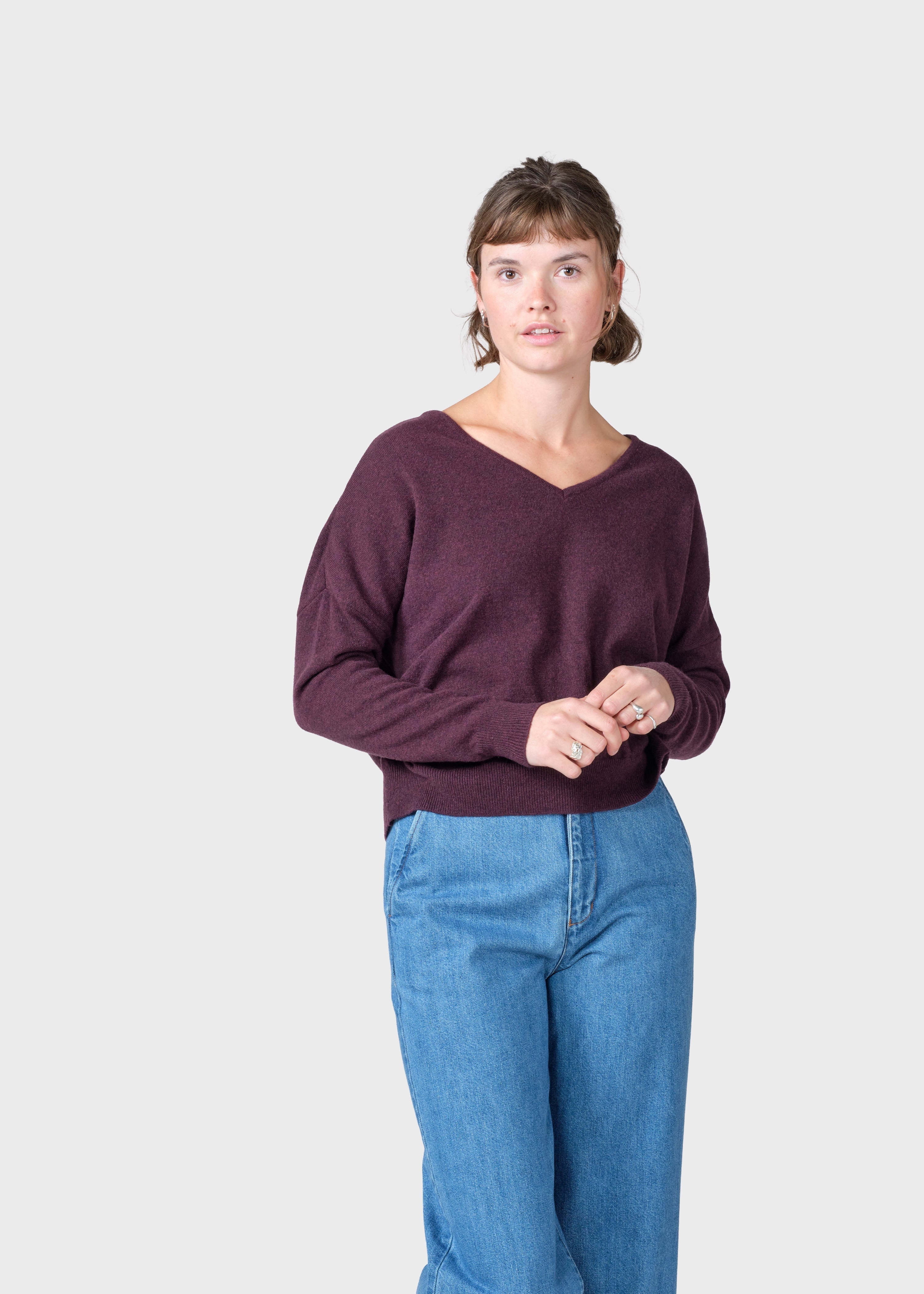 Vanessa Knit - Burgundy